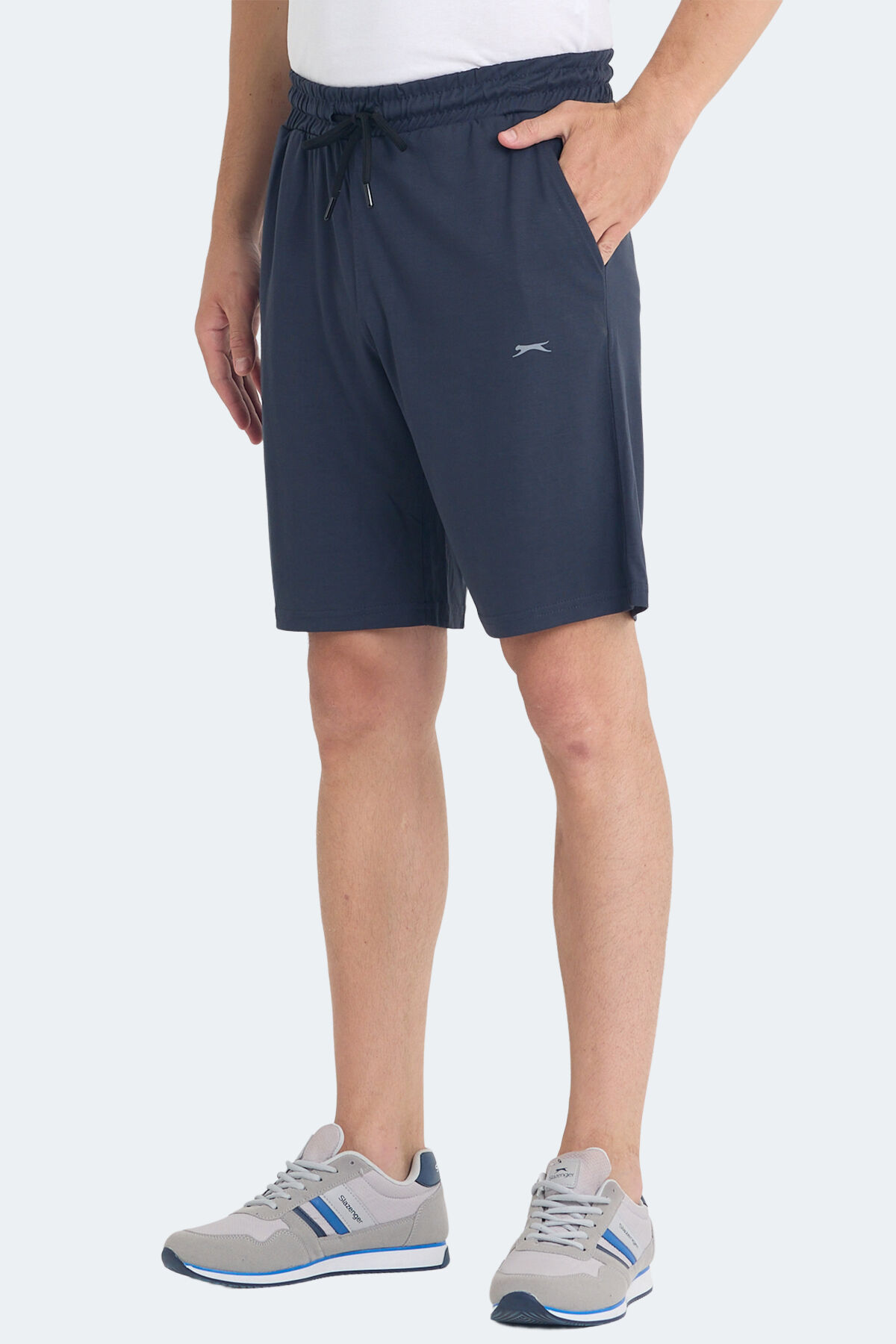 Slazenger KUSSO IN Erkek Cepli Koyu Gri Şort
