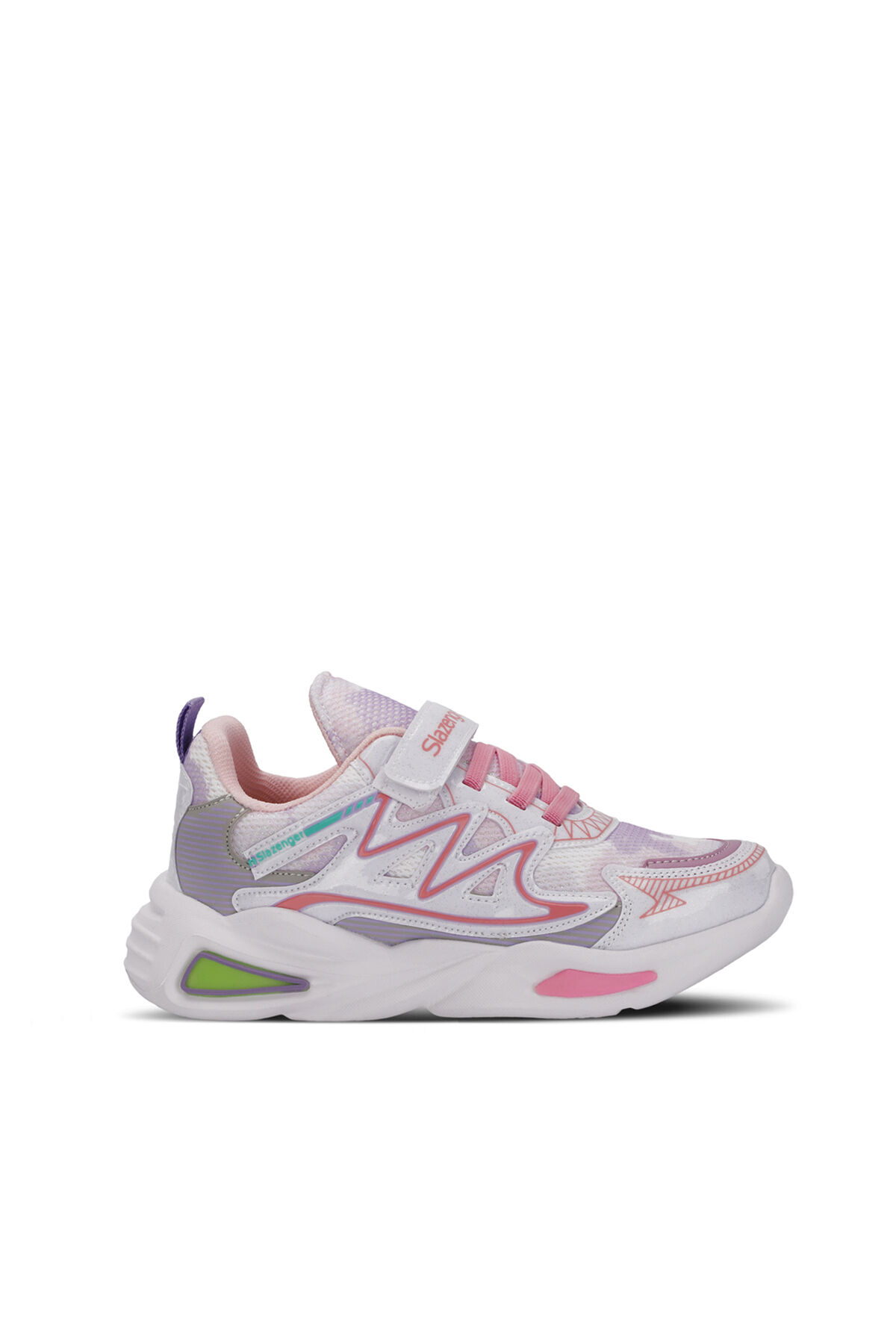 Slazenger KYRIE Kız Çocuk  Beyaz / Pembe Günlük Spor Ayakkabısı