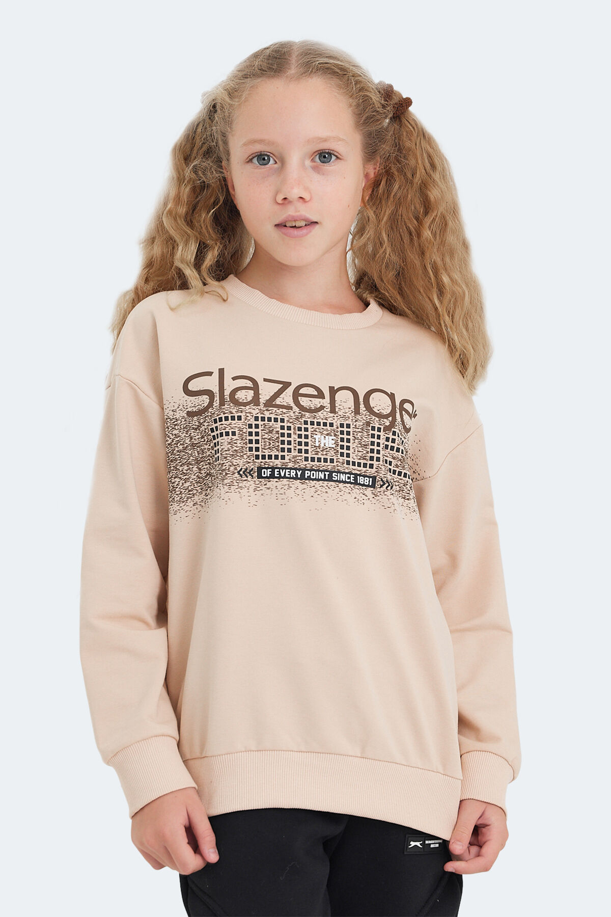 Slazenger LAST Unisex Çocuk  Camel Sweatshırt
