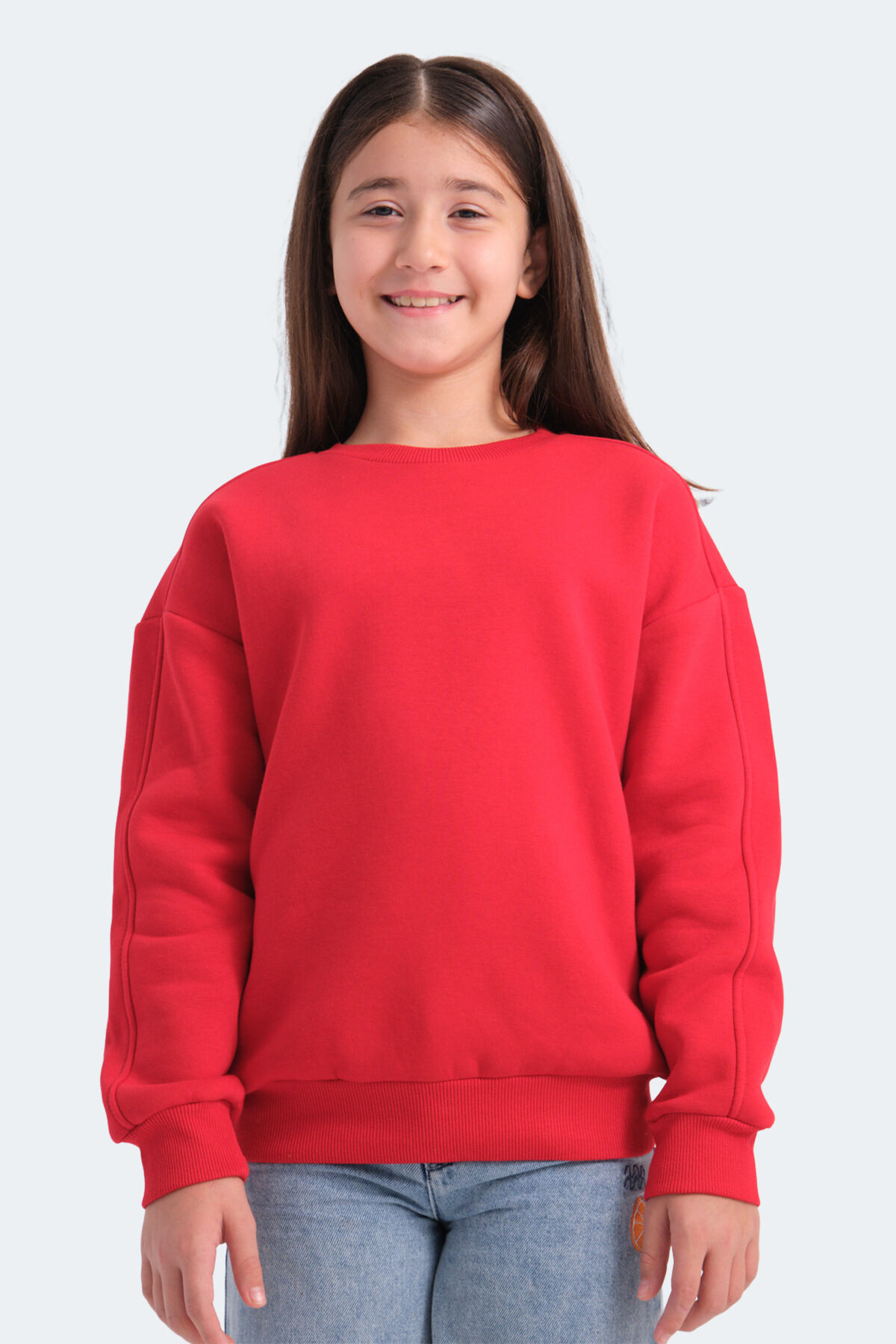 Slazenger LOGAN Kız Çocuk  Kırmızı Sweatshırt
