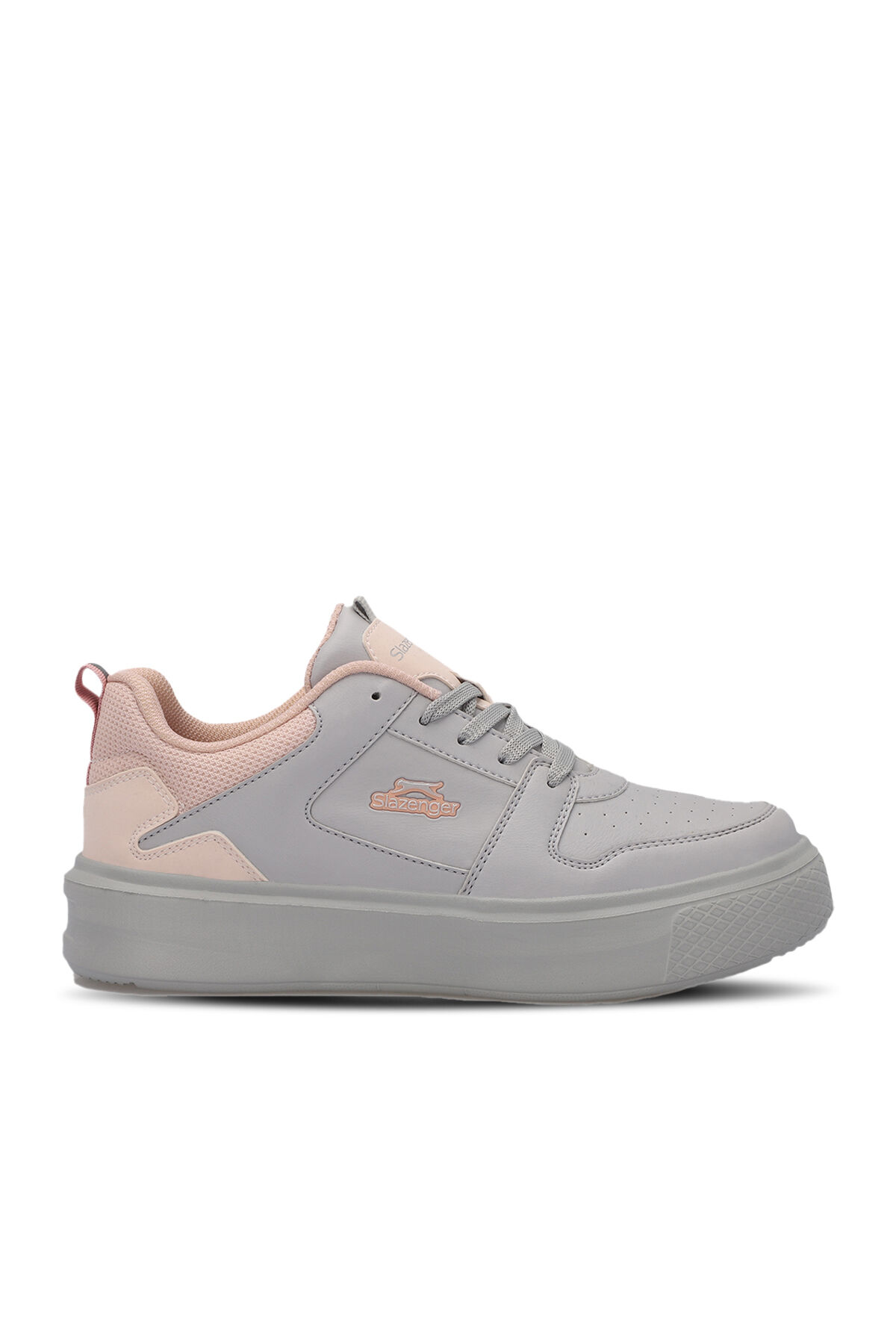 Slazenger LONDON I Kadın  Gri / Pembe Günlük Spor Ayakkabısı