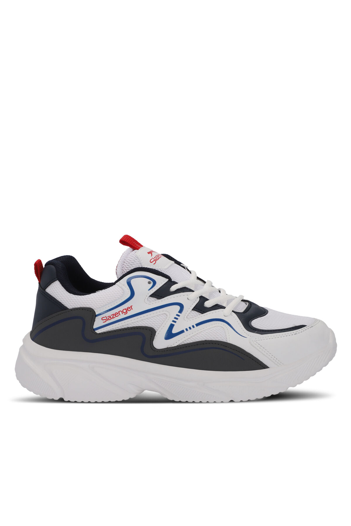Slazenger MULTI I Erkek  Beyaz / Lacivert Koşu & Yürüyüş Spor Ayakkabısı
