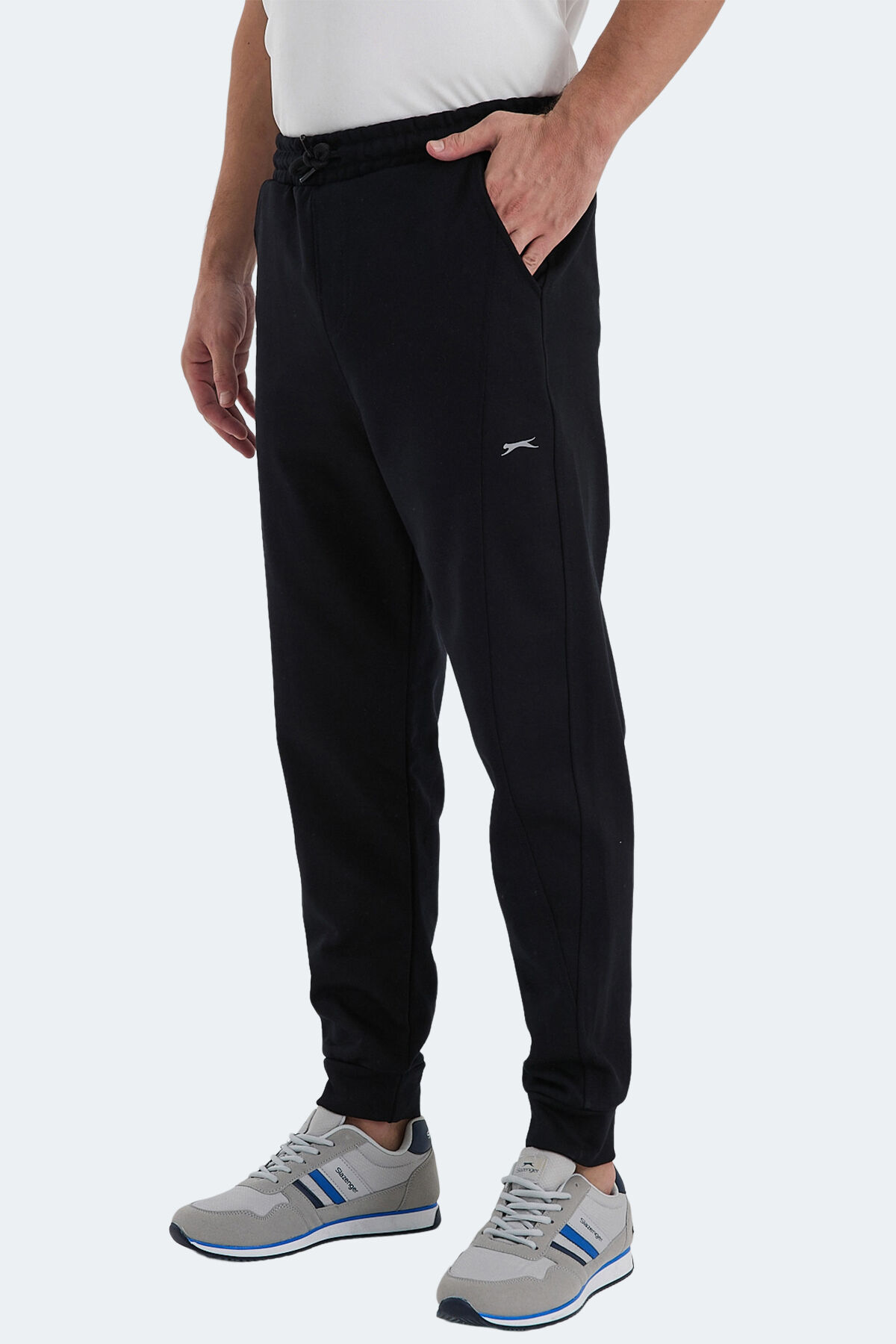 Slazenger NACIO Erkek Cepli Siyah Eşofman Altı