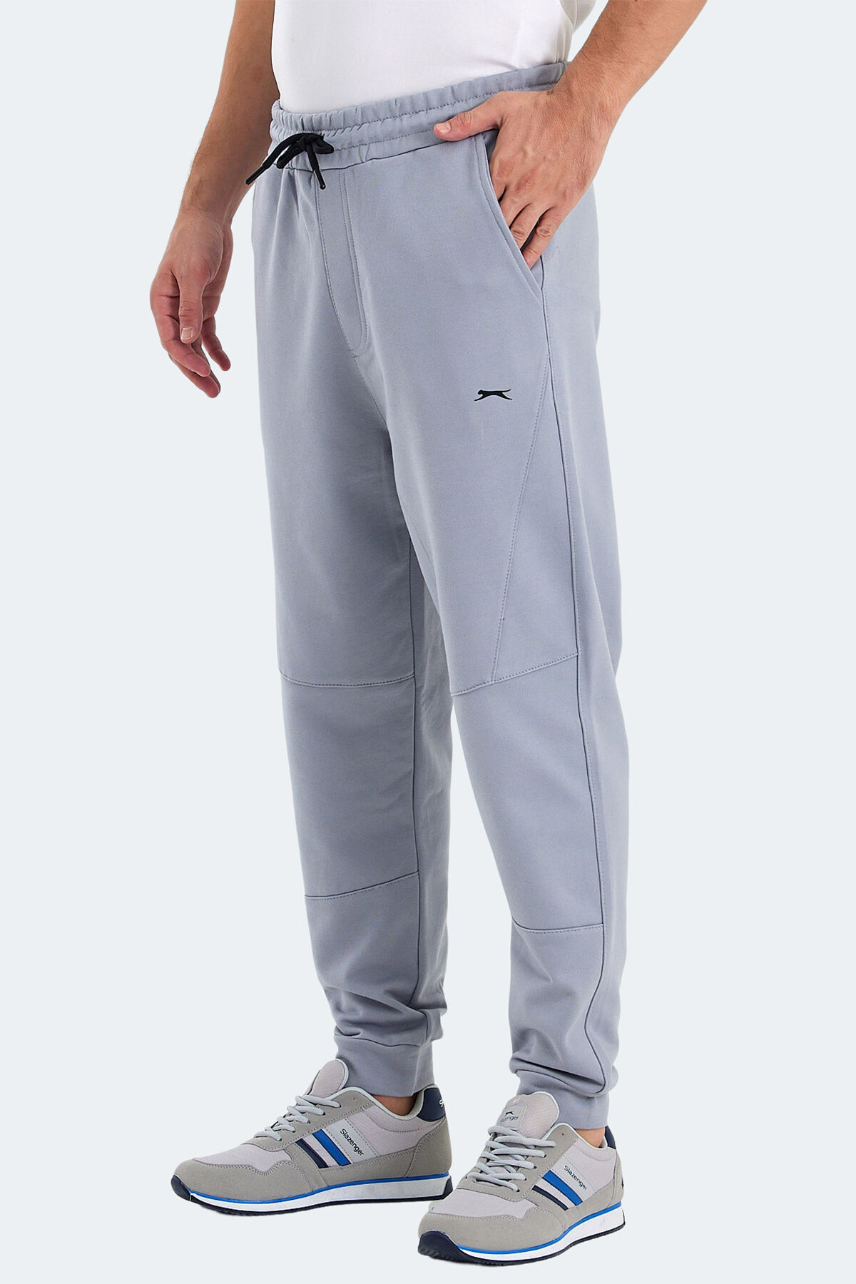 Slazenger NADAB Erkek Cepli Gri Eşofman Altı