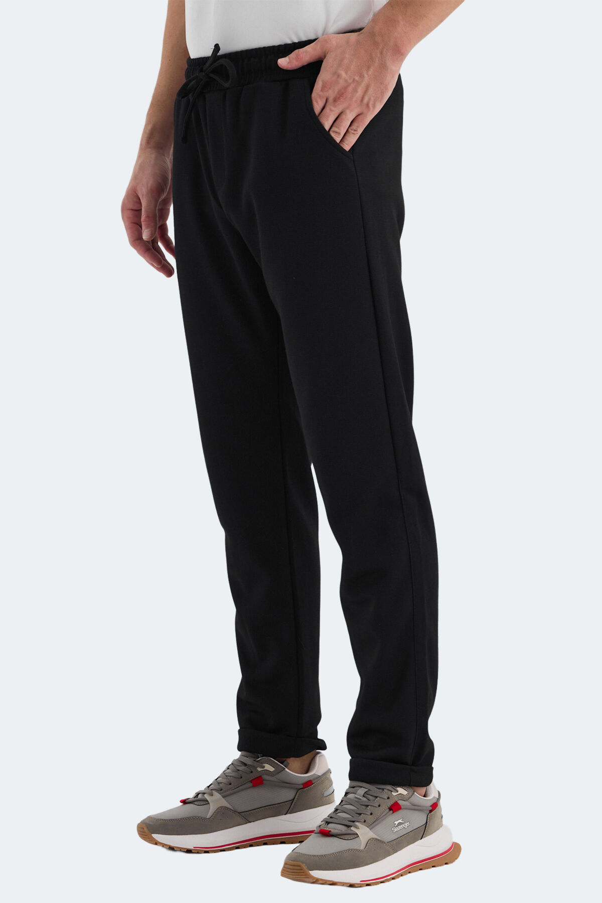 Slazenger NADICA IN Erkek Cepli Siyah Eşofman Altı
