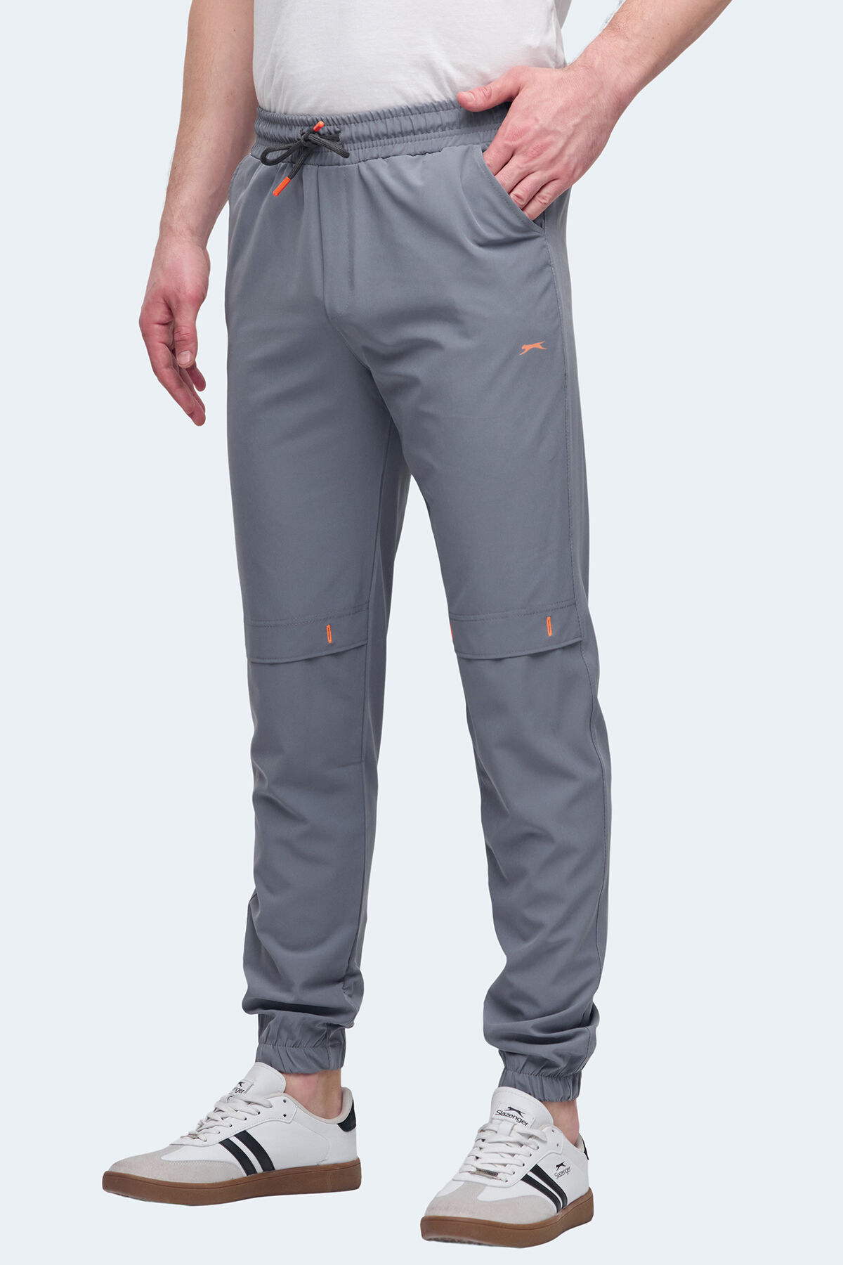 Slazenger NADJA Erkek Cepli slim fit Koyu Gri Eşofman Altı