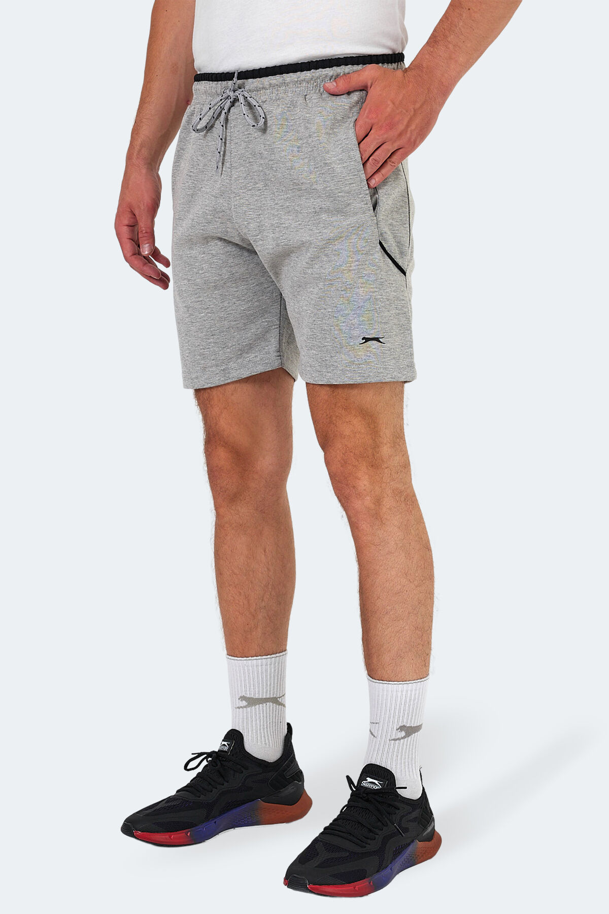 Slazenger NAGORE IN Erkek Cepli Gri Şort
