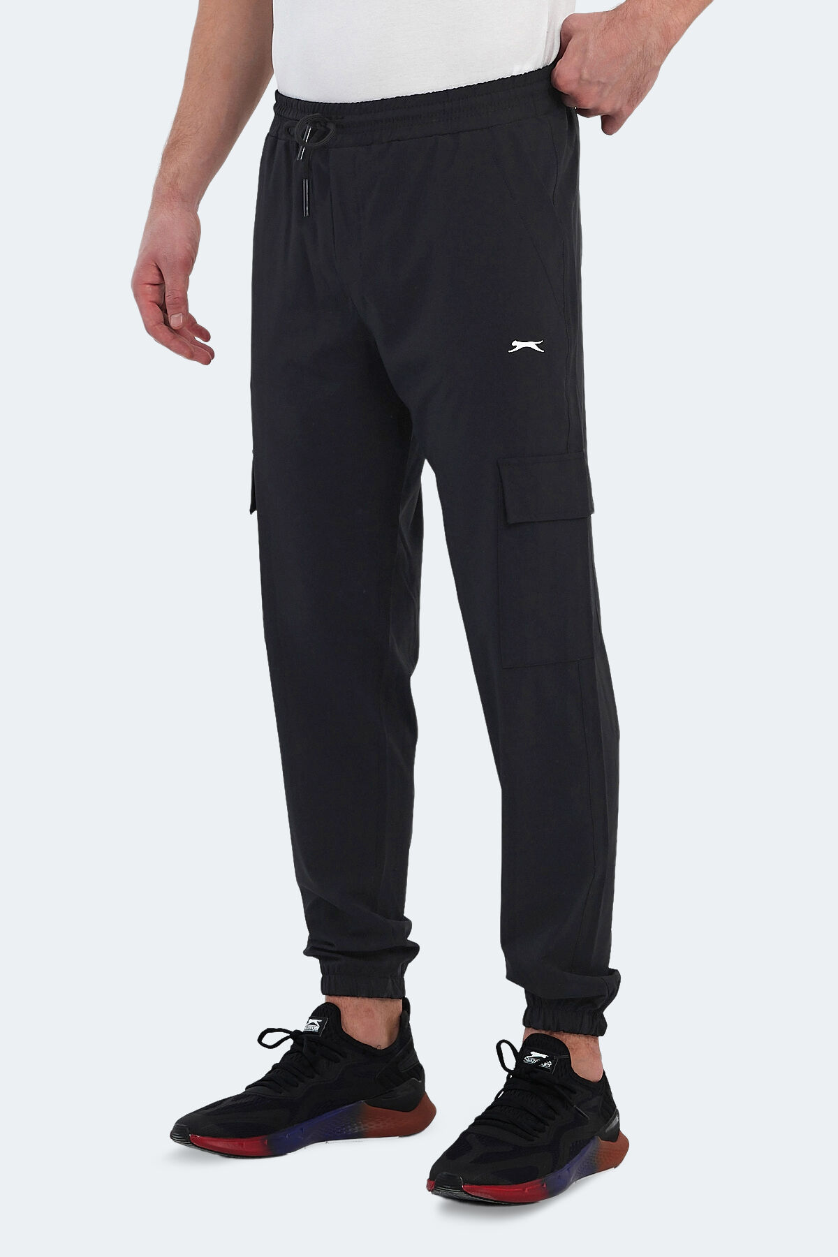 Slazenger NAPOLLA Erkek Cepli Siyah Eşofman Altı
