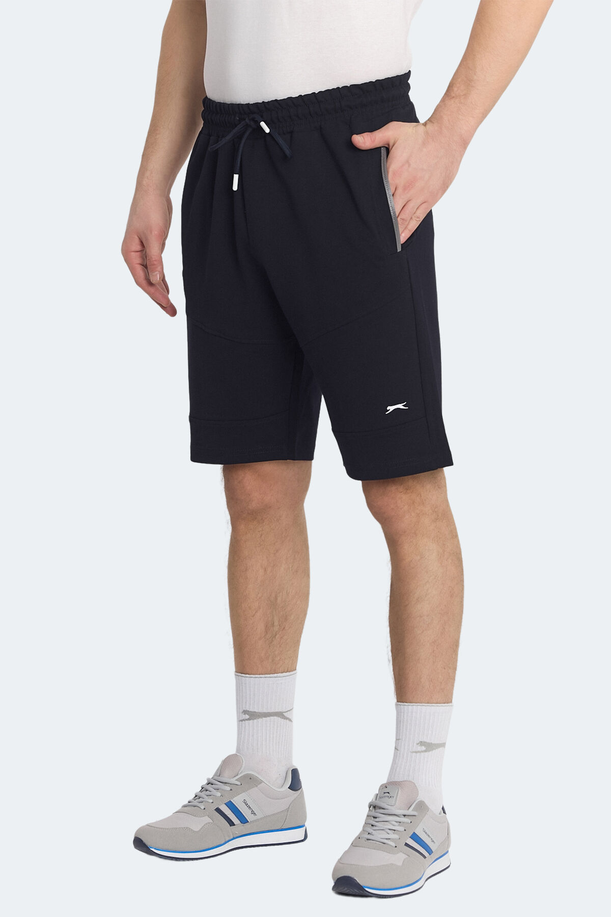 Slazenger NASIM Erkek Cepli Lacivert Şort