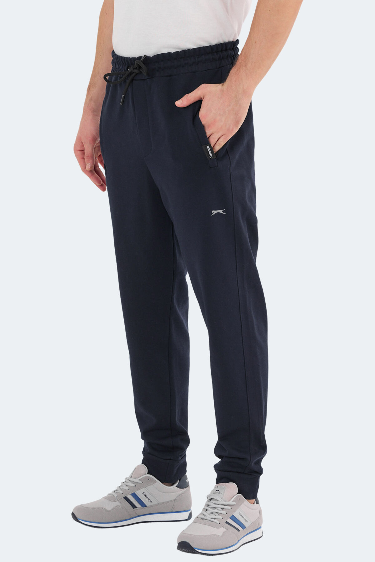 Slazenger NAVDEEP IN Erkek Cepli Lacivert Eşofman Altı