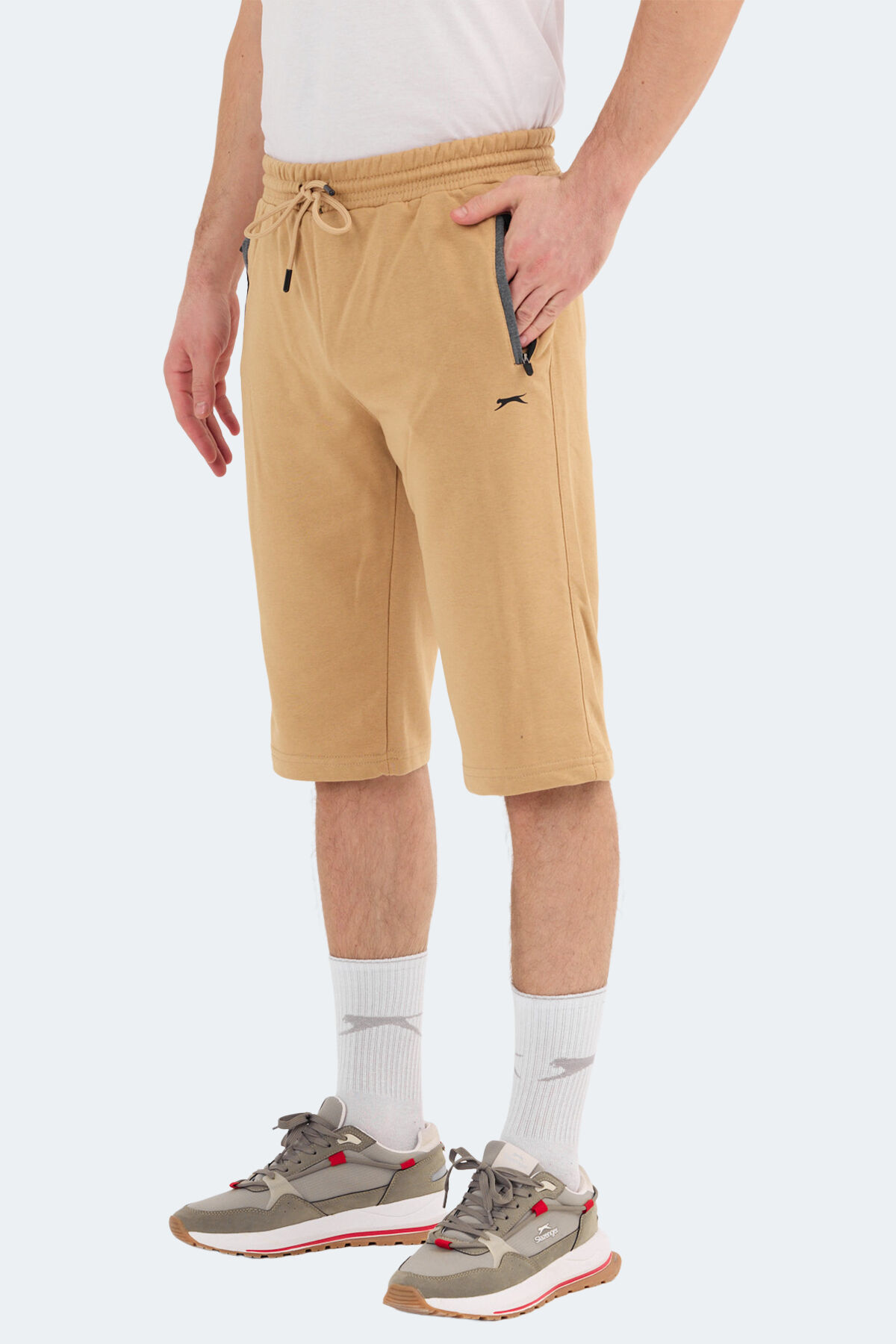 Slazenger NEER Erkek Cepli Kapri Bej Şort