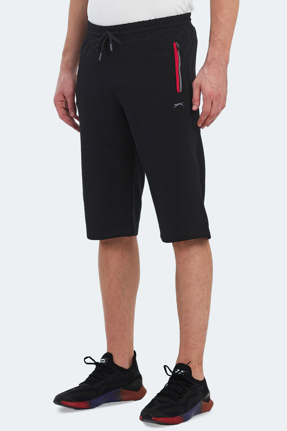 Slazenger NEER Erkek Cepli Kapri Siyah Şort