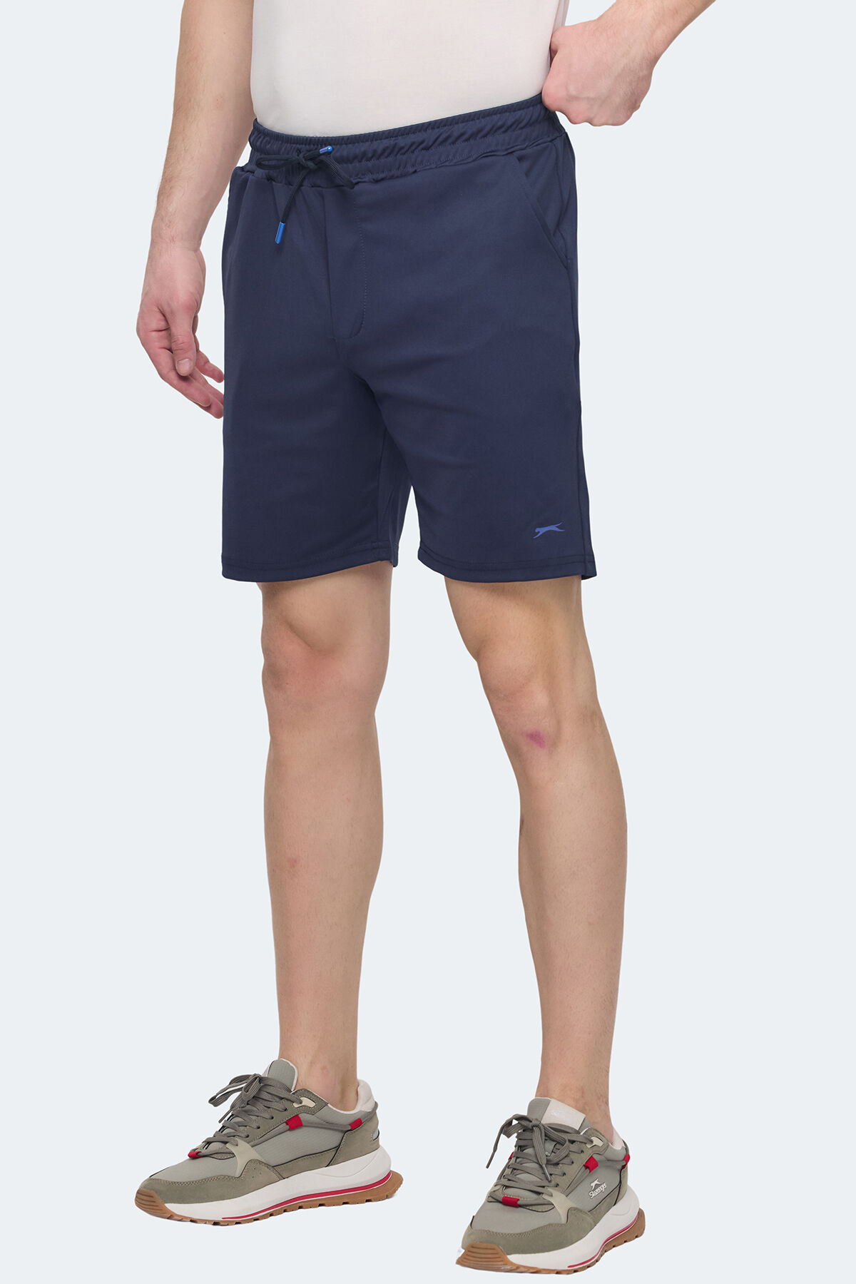Slazenger NELE IN Erkek Cepli Fıtness Lacivert Şort