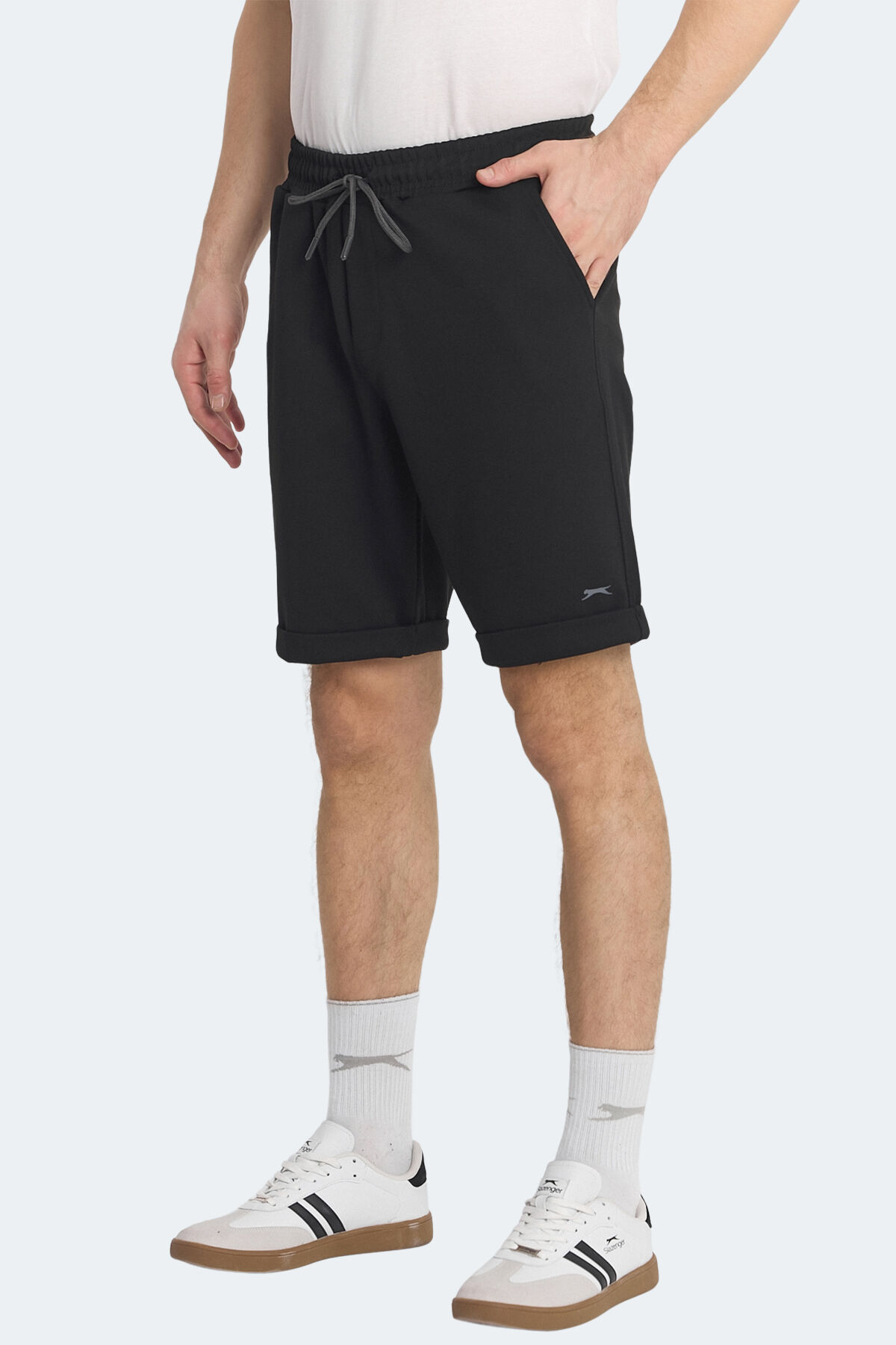 Slazenger NOVA Erkek Cepli Siyah Şort