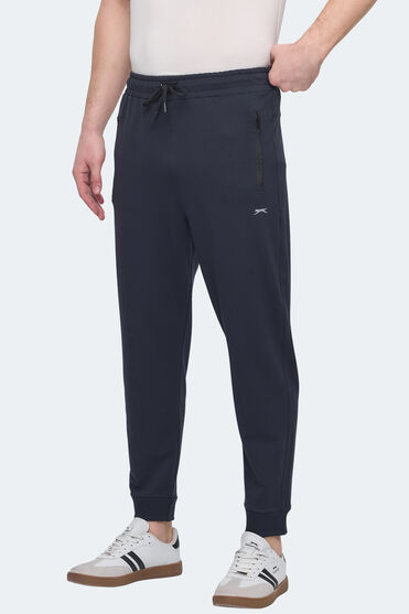 Slazenger OFER IN Erkek Fermuar Cepli Lacivert Eşofman Altı - 1 Alana 1 Bedava