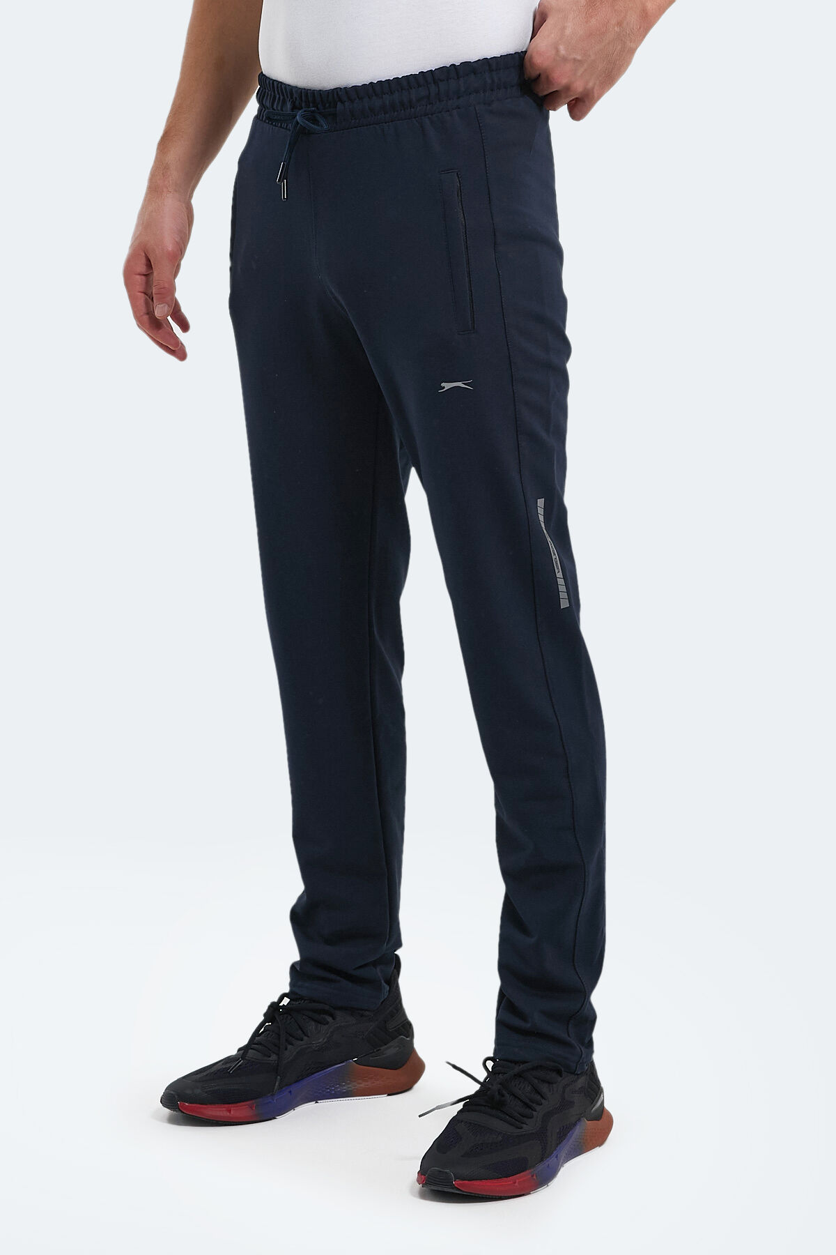Slazenger OLIVA IN Erkek Cepli Lacivert Eşofman Altı