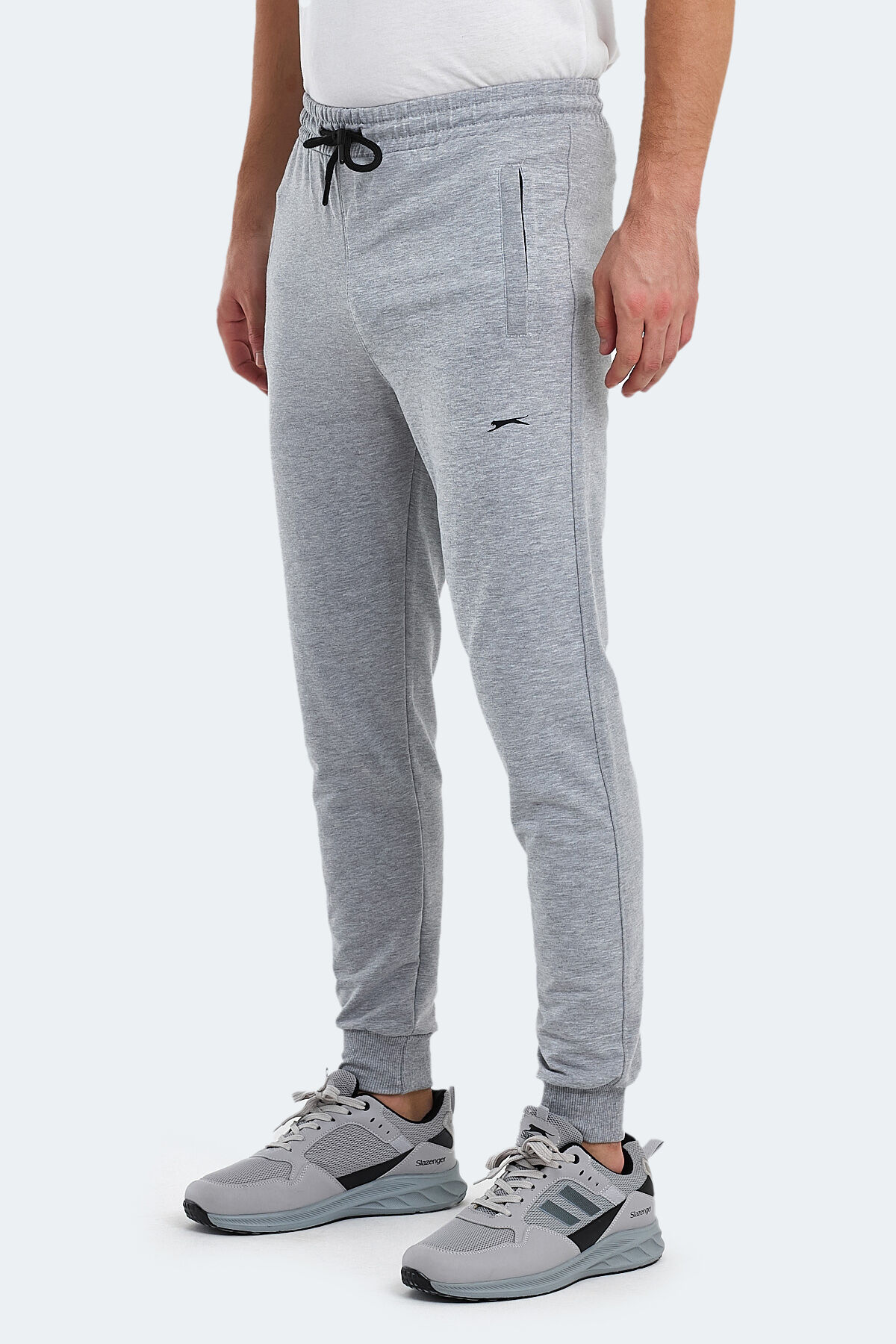 Slazenger OLUFTEN I Erkek Cepli Gri Eşofman Altı