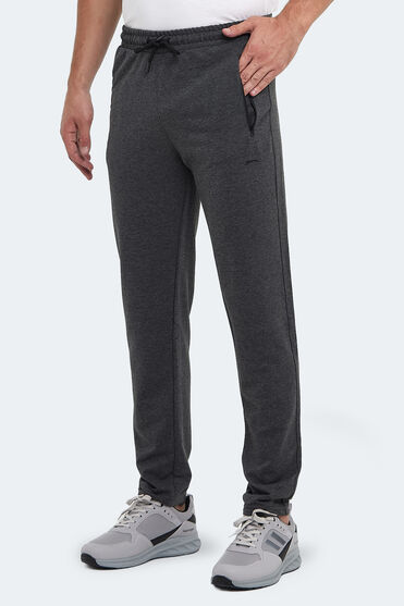 Slazenger ONES IN Erkek Fermuar Cepli Koyu Gri Eşofman Altı - Slazenger 1 Alana 1 Bedava