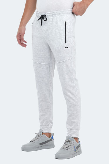Slazenger ONLY IN Erkek Fermuar Cepli Gri Eşofman Altı - Slazenger 1 Alana 1 Bedava