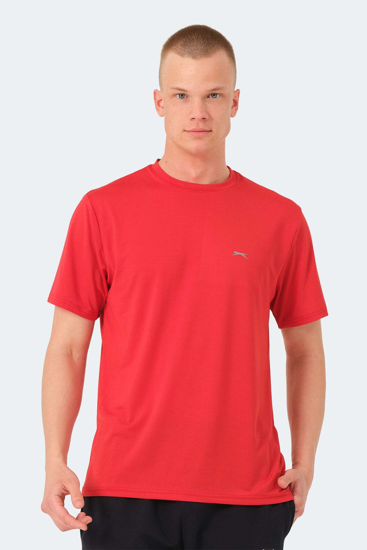 Slazenger OSWIN IN Erkek  Kırmızı Tişört