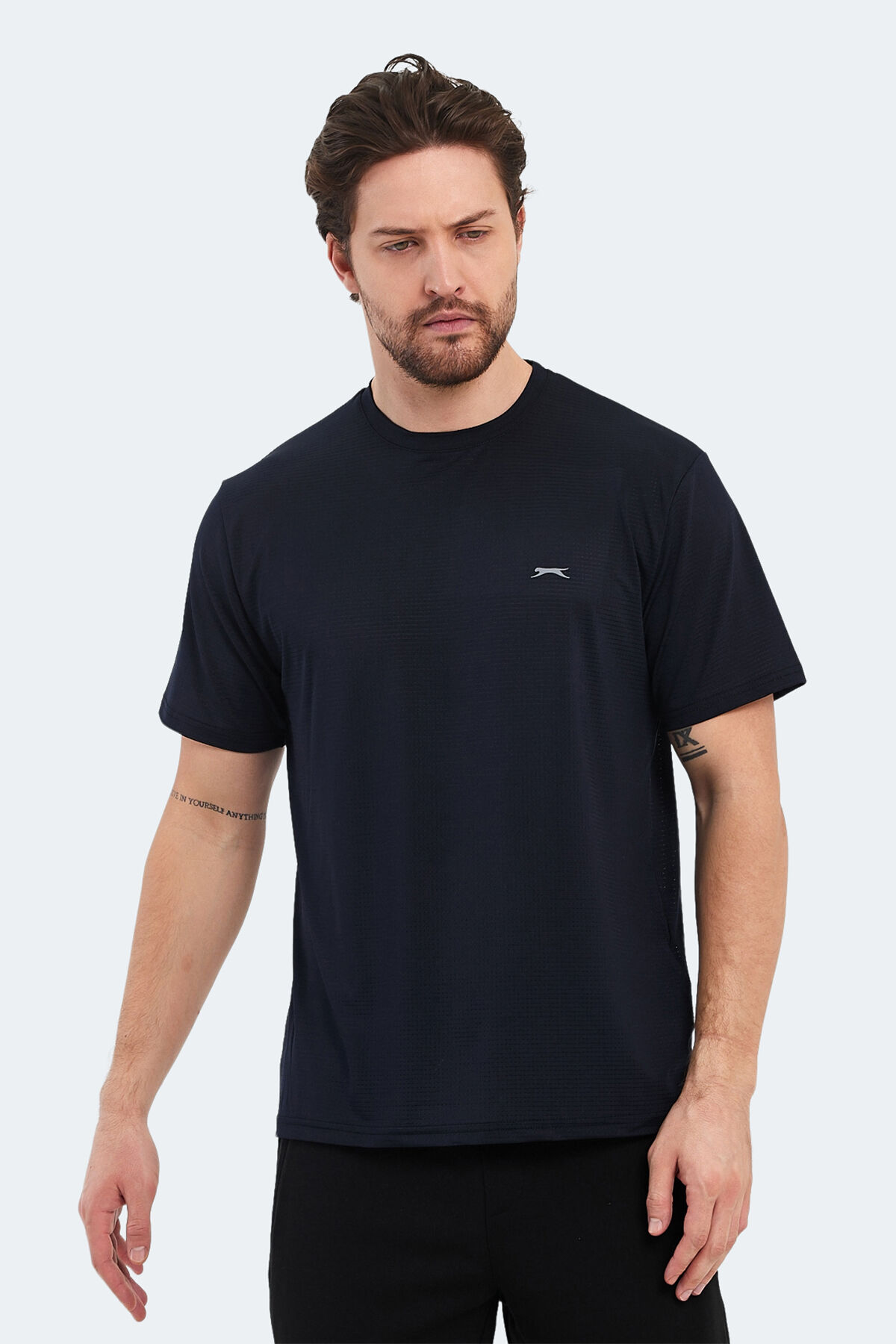 Slazenger OSWIN IN Erkek  Lacivert Tişört