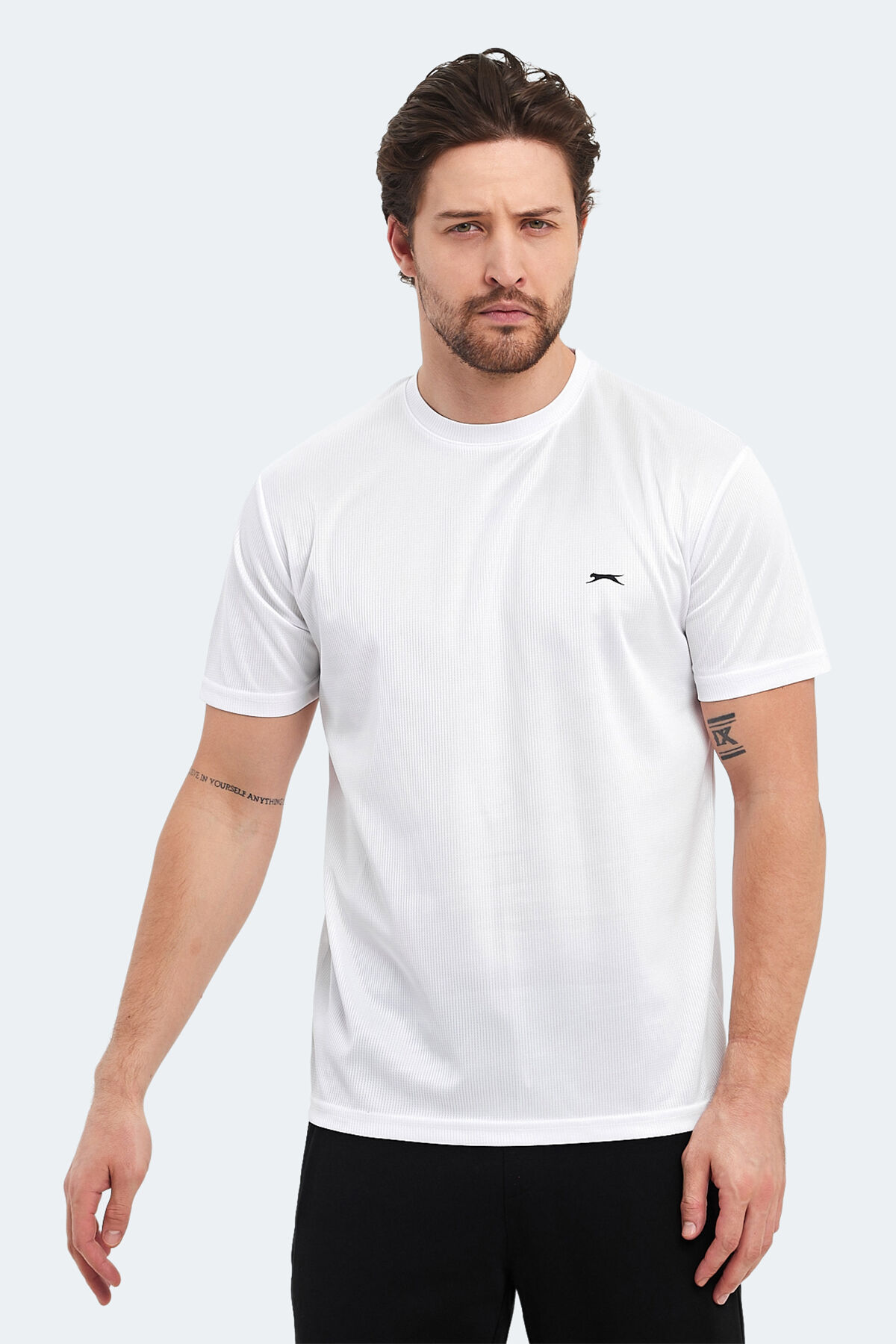 Slazenger OTAR I Erkek  Beyaz Tişört