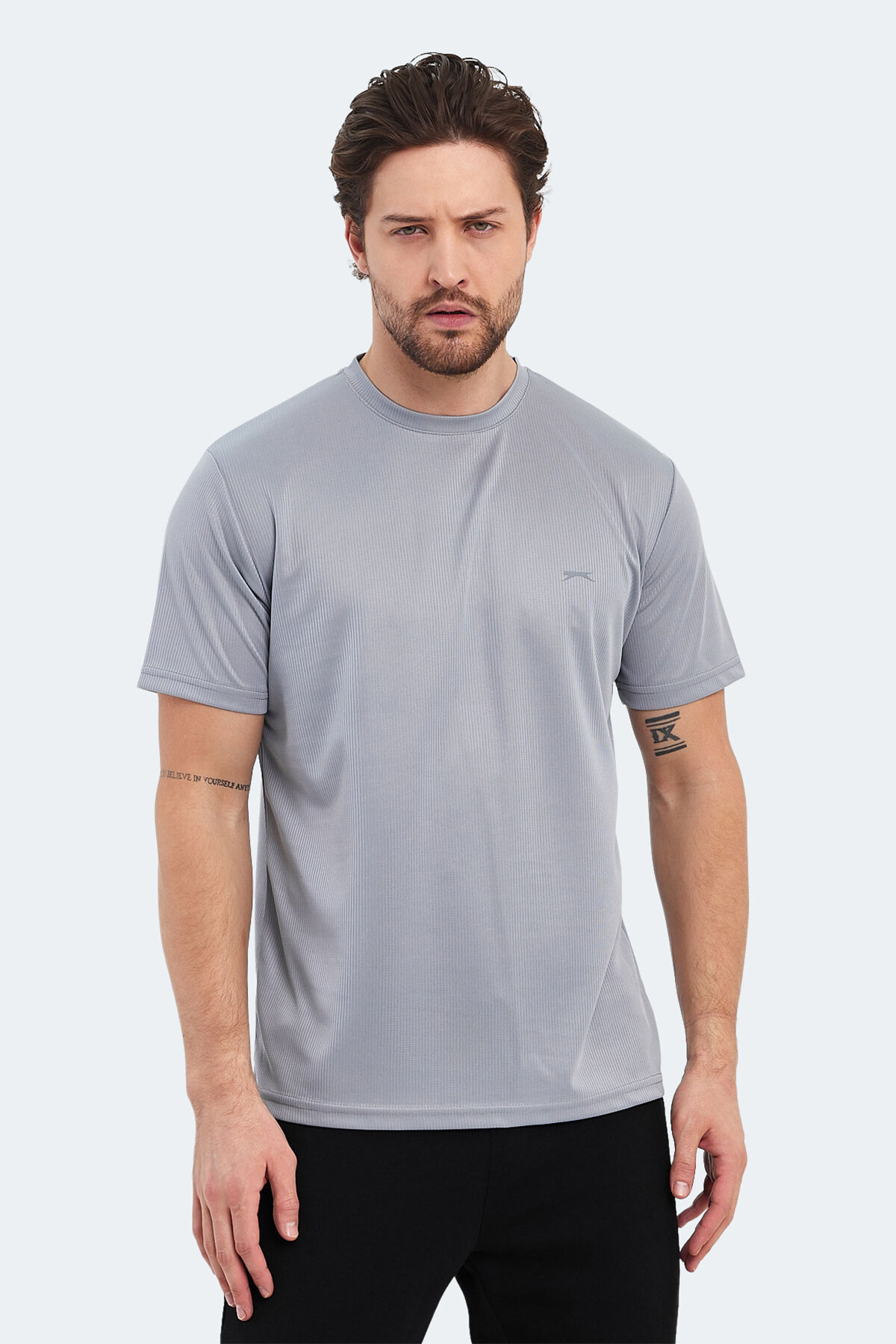 Slazenger OTAR I Erkek  Gri Tişört