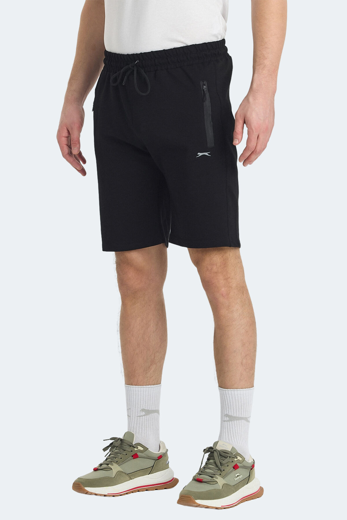 Slazenger OVER IN Erkek Cepli Siyah Şort