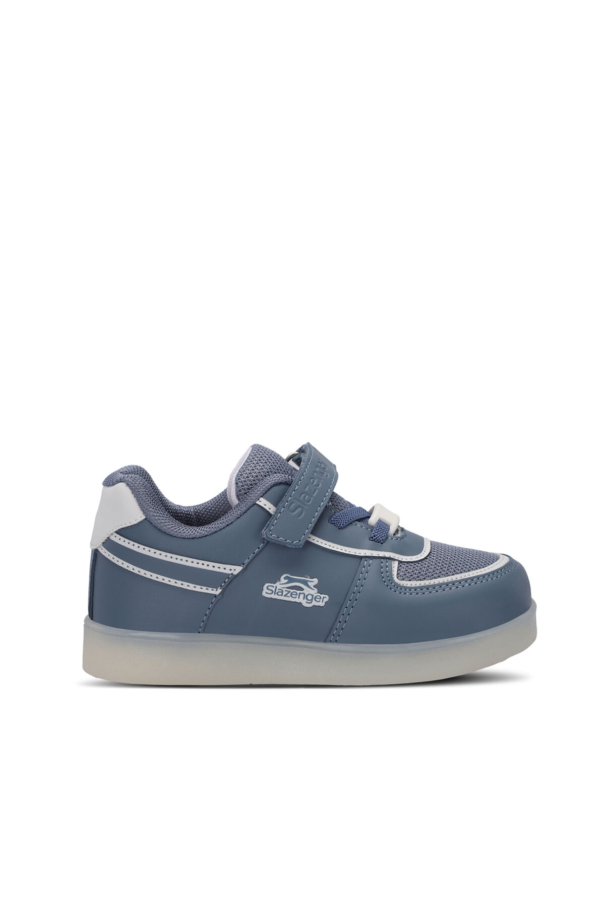 Slazenger PERLE Erkek Çocuk Cırt Cırtlı Mavi Sneaker