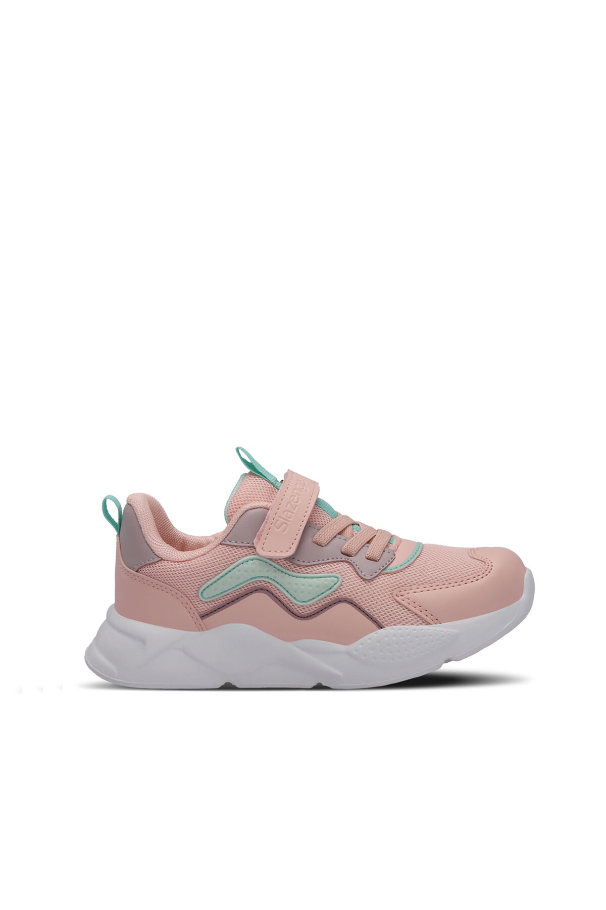 Slazenger PESO I Kız Çocuk Cırt Cırtlı Pembe Sneaker