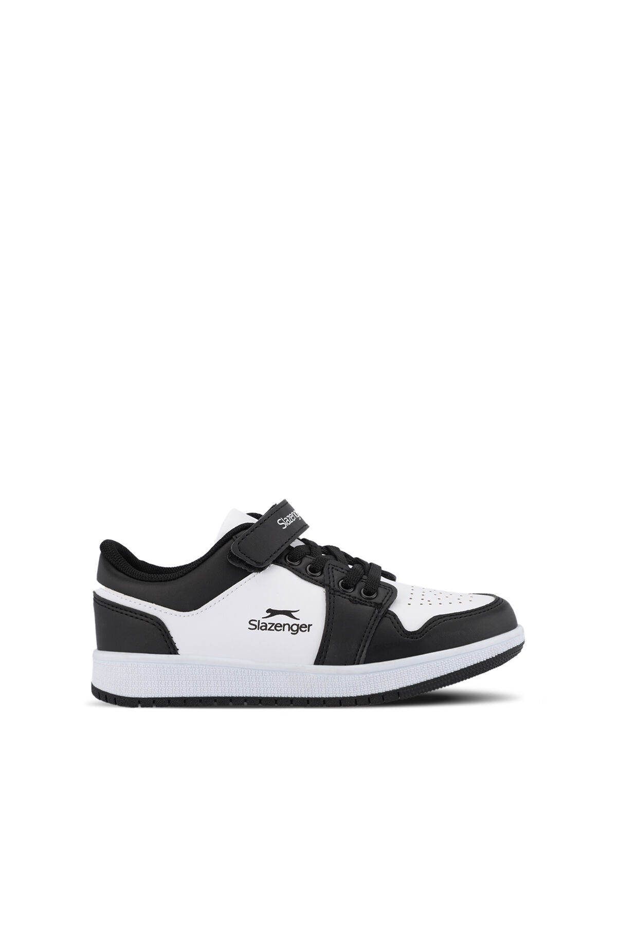 Slazenger PRINCE I Unisex Çocuk Cırt Cırtlı Beyaz / Siyah Günlük Spor Ayakkabısı