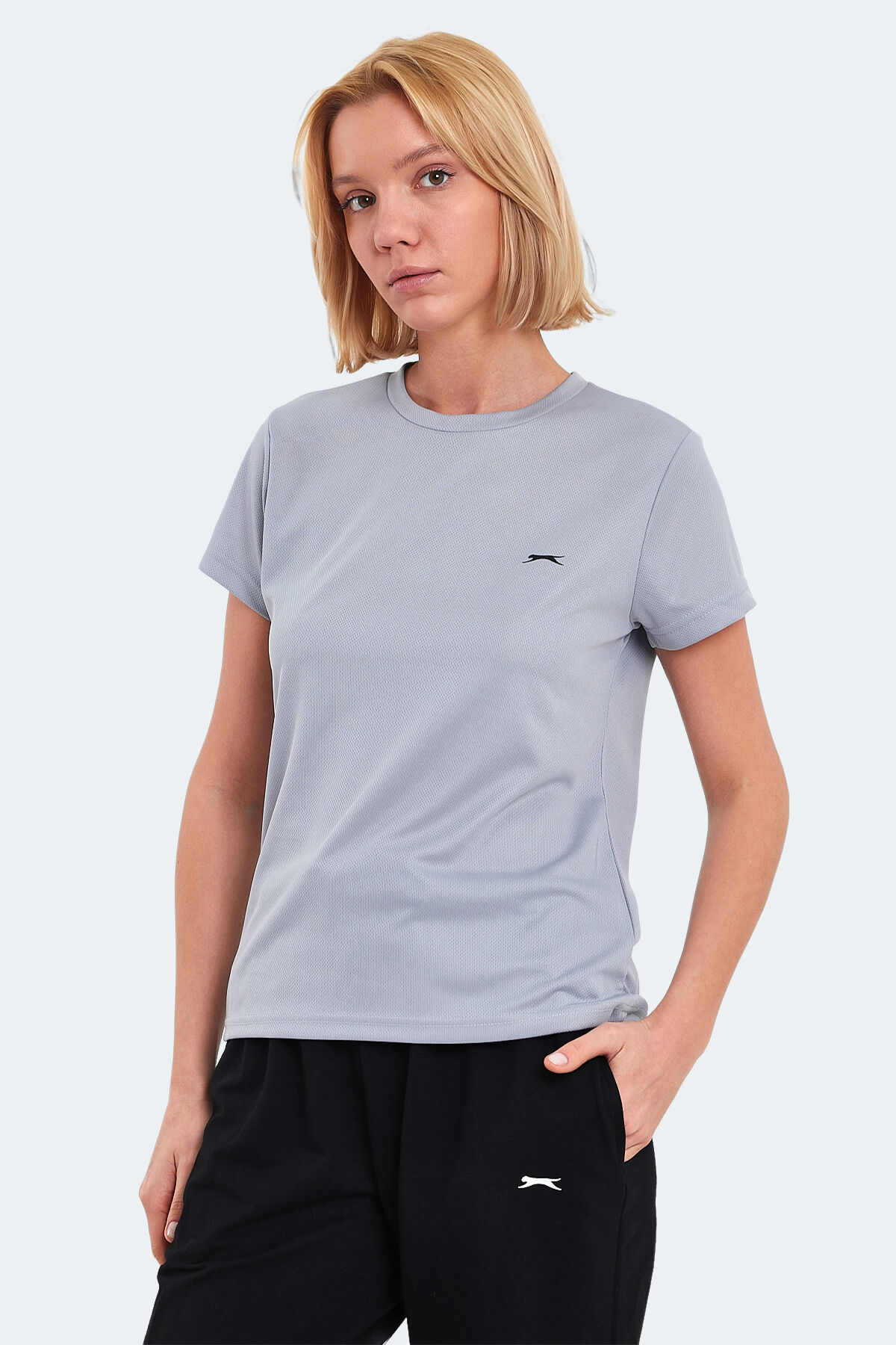 Slazenger ROCKETS Kadın  Açık Gri Tişört