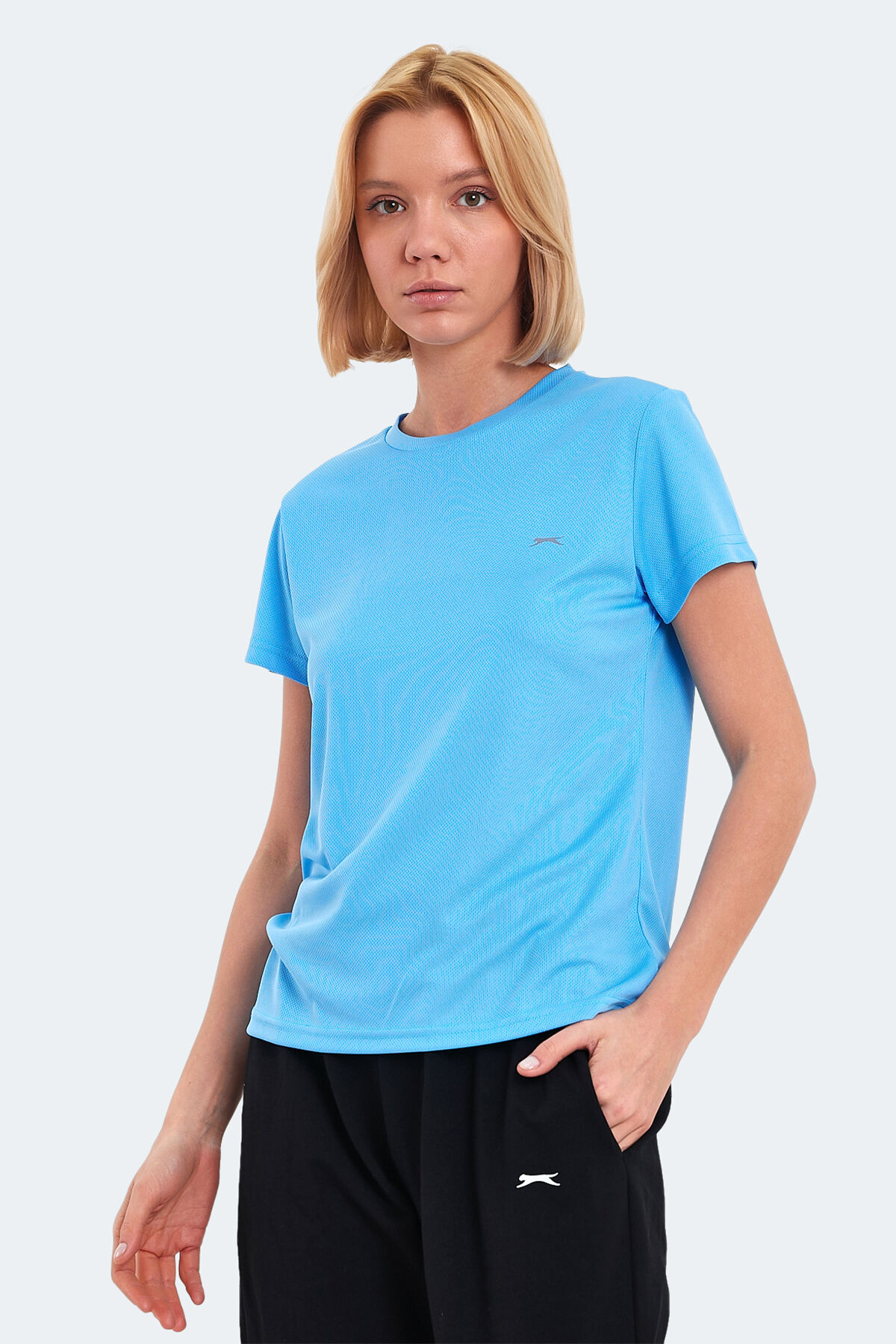 Slazenger ROCKETS Kadın  Açık Mavi Tişört
