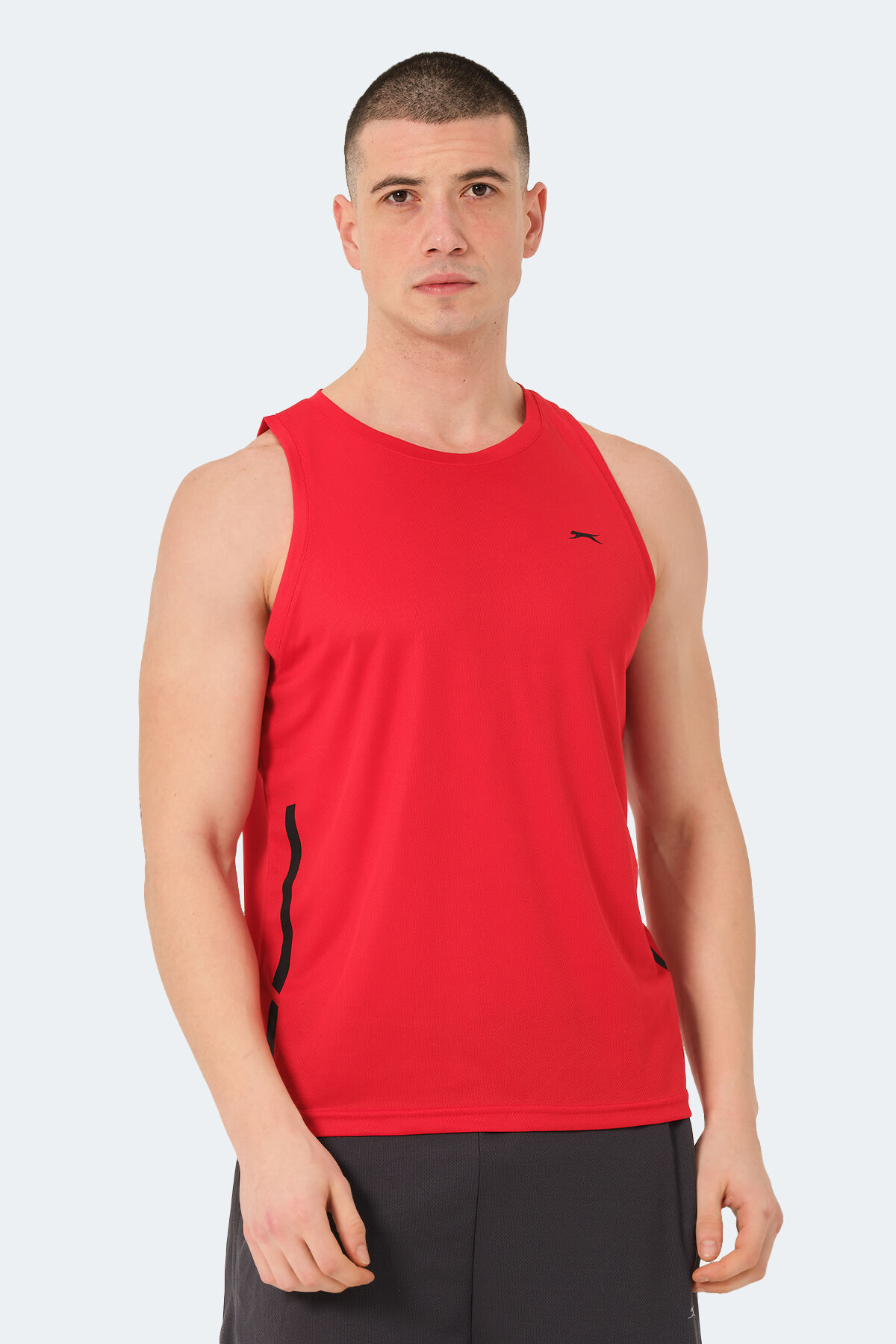 Slazenger RAIS Erkek Kolsuz Kırmızı Tişört