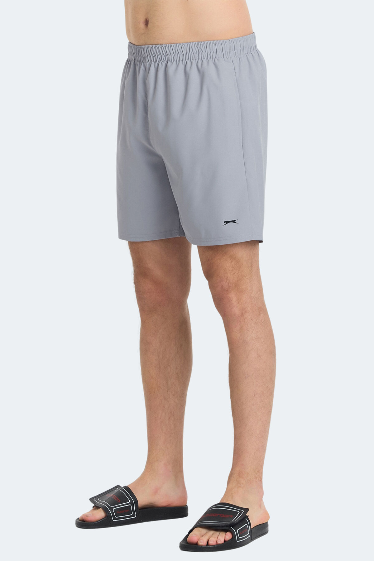 Slazenger RATING KTN Erkek Cepli Deniz Şortu Füme Mayo