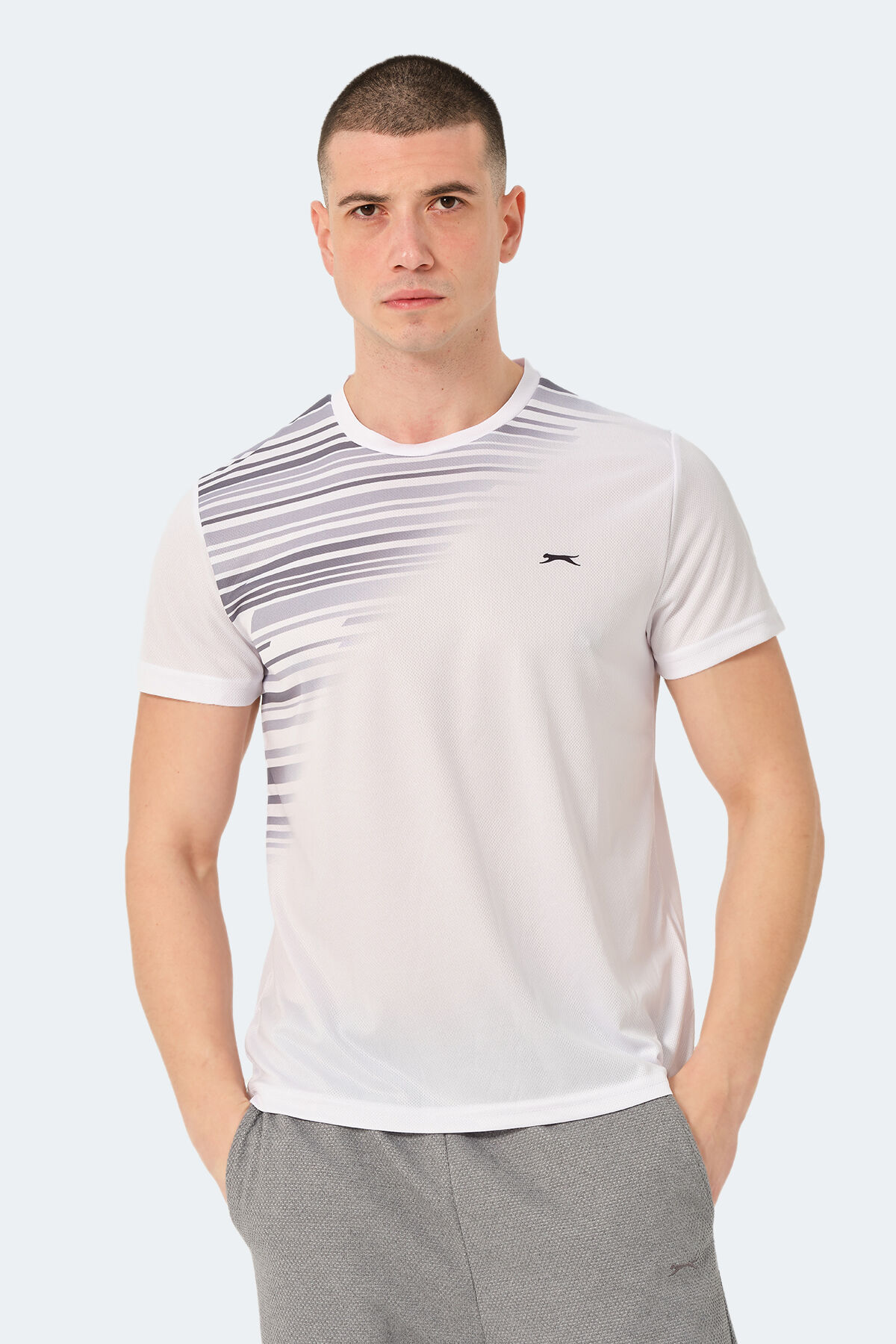 Slazenger RAVEN Erkek  Beyaz Tişört