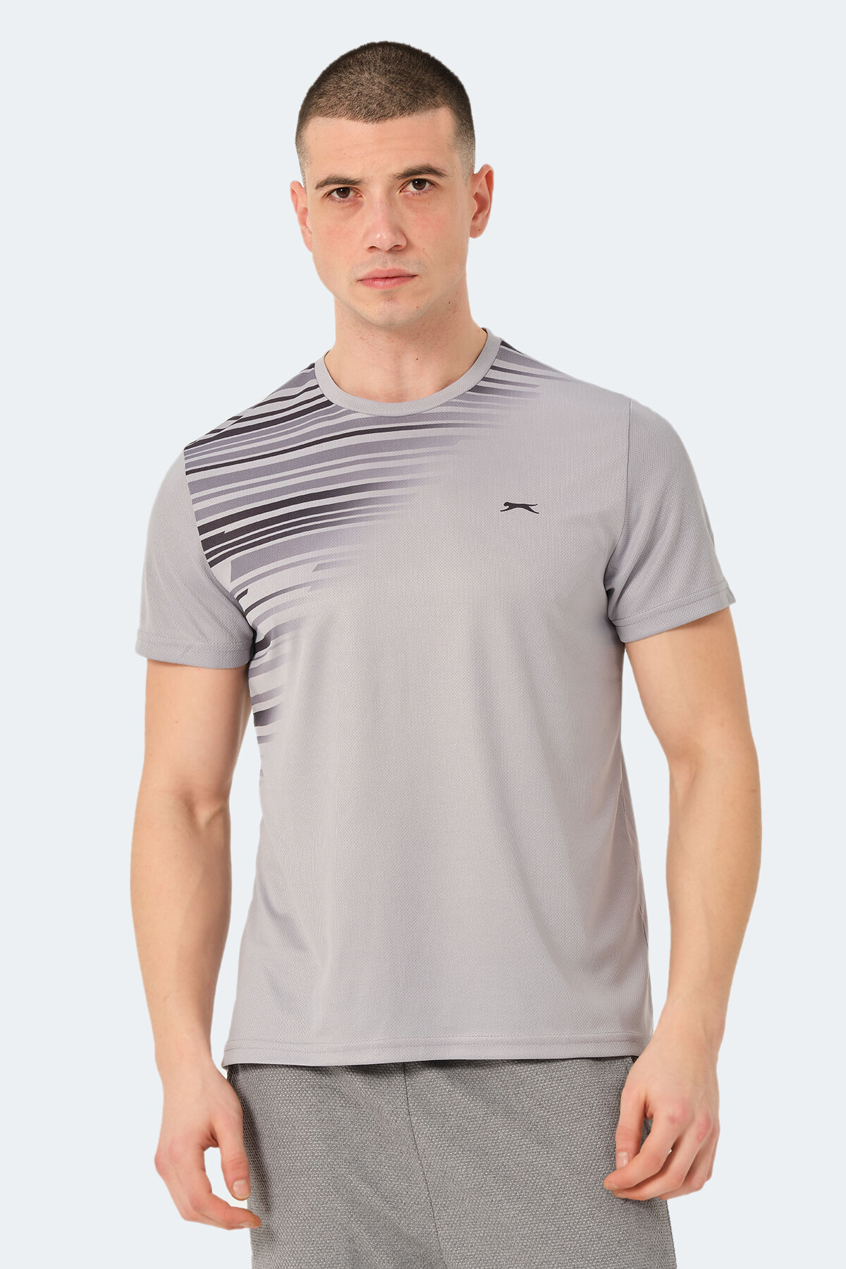 Slazenger RAVEN Erkek  Gri Tişört