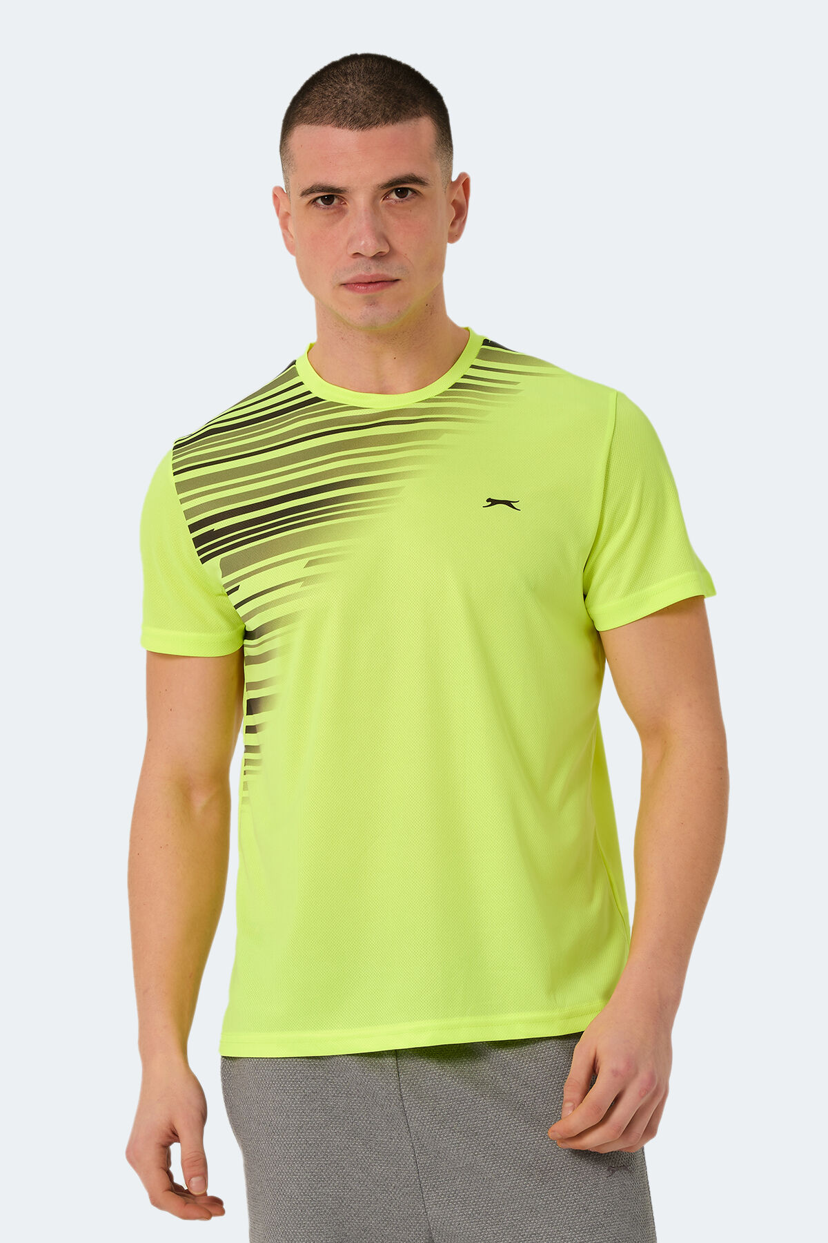 Slazenger RAVEN Erkek  Neon Sarı Tişört