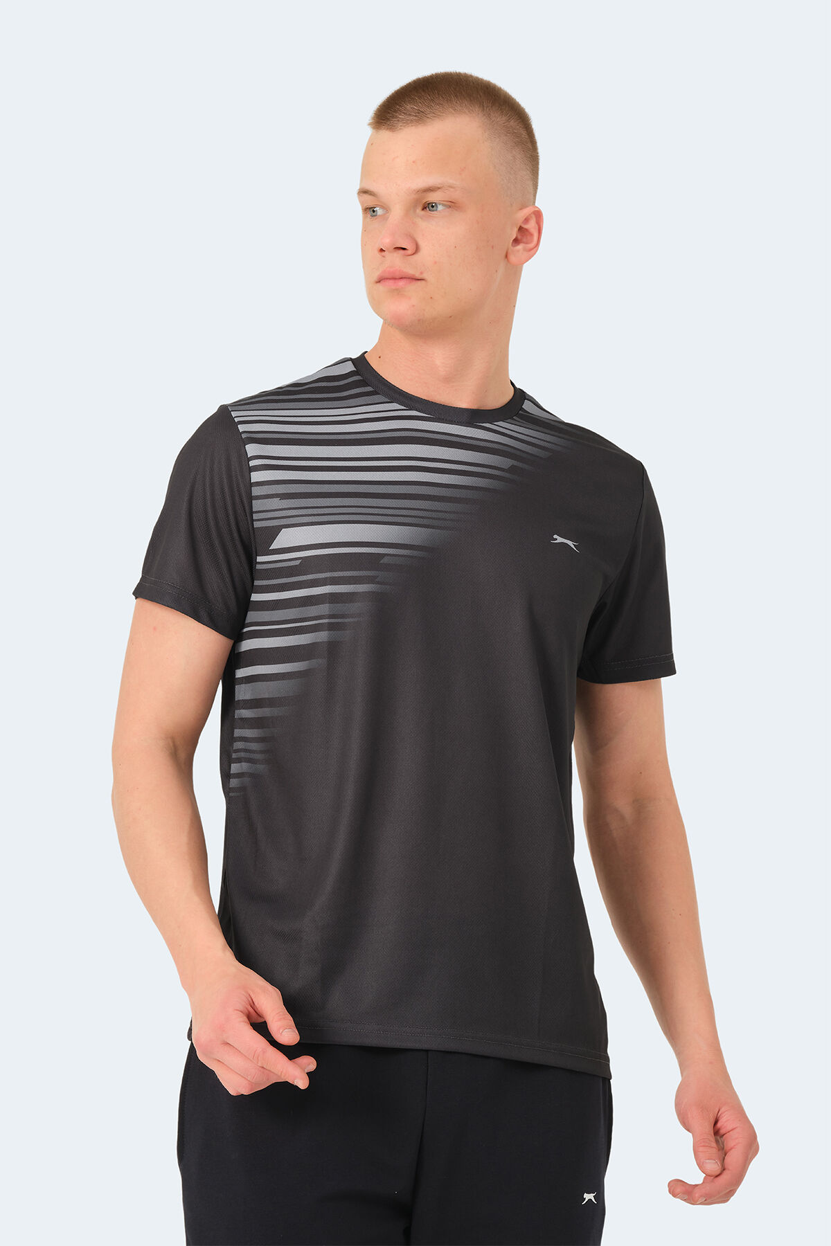 Slazenger RAVEN Erkek  Siyah Tişört