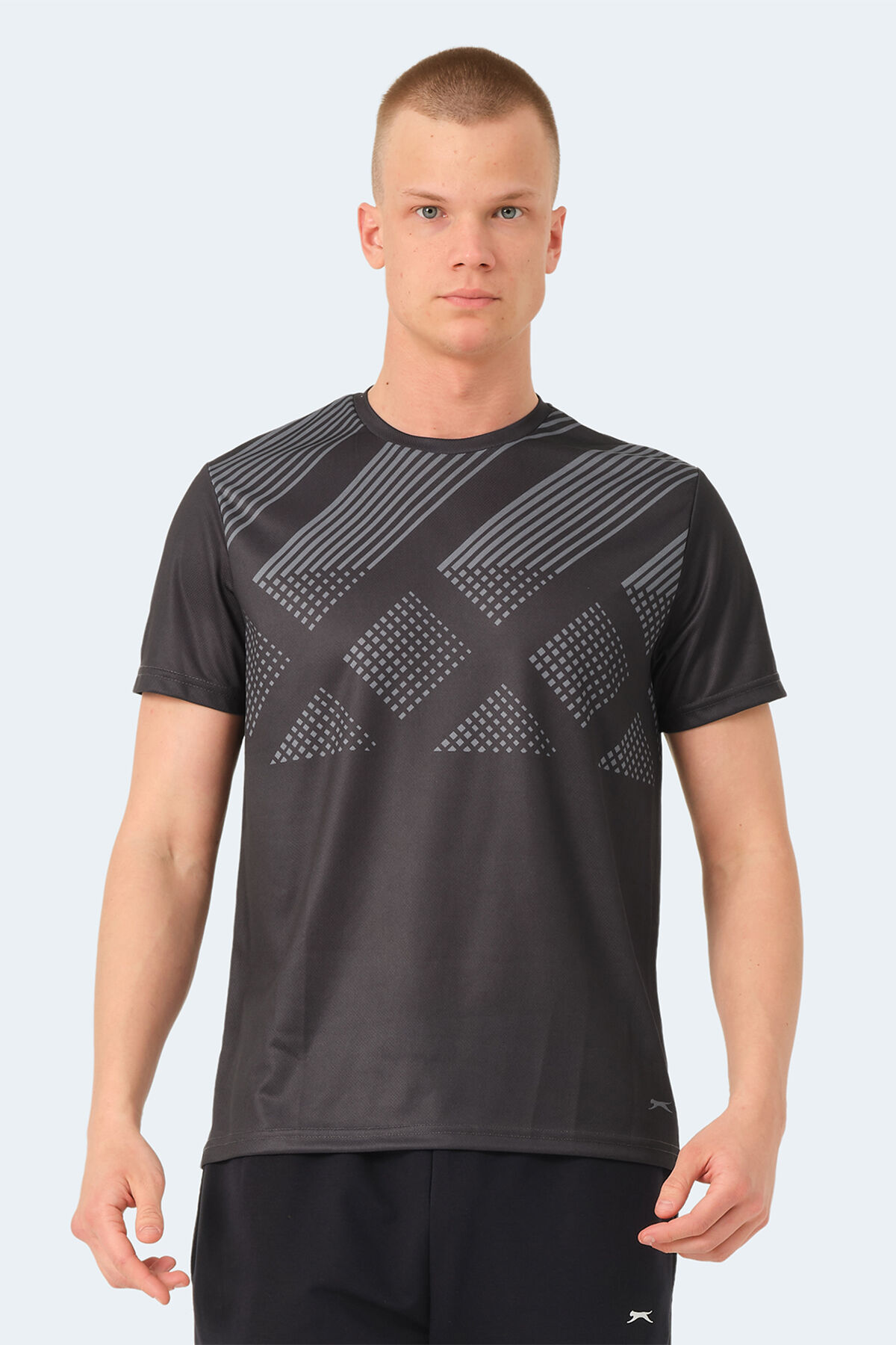 Slazenger RED IN Erkek  Siyah Tişört