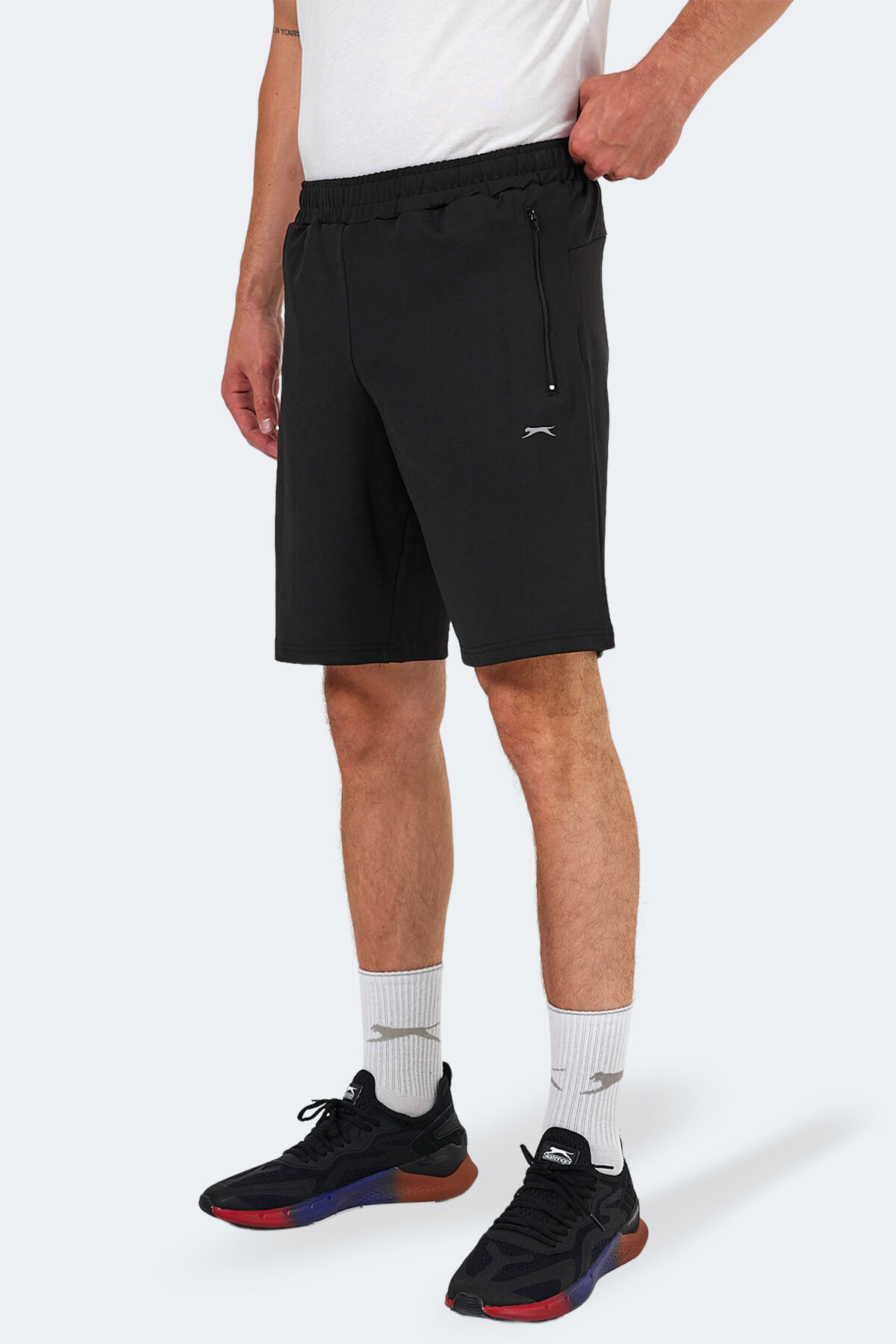 Slazenger REIDAR Erkek Cepli Siyah Şort