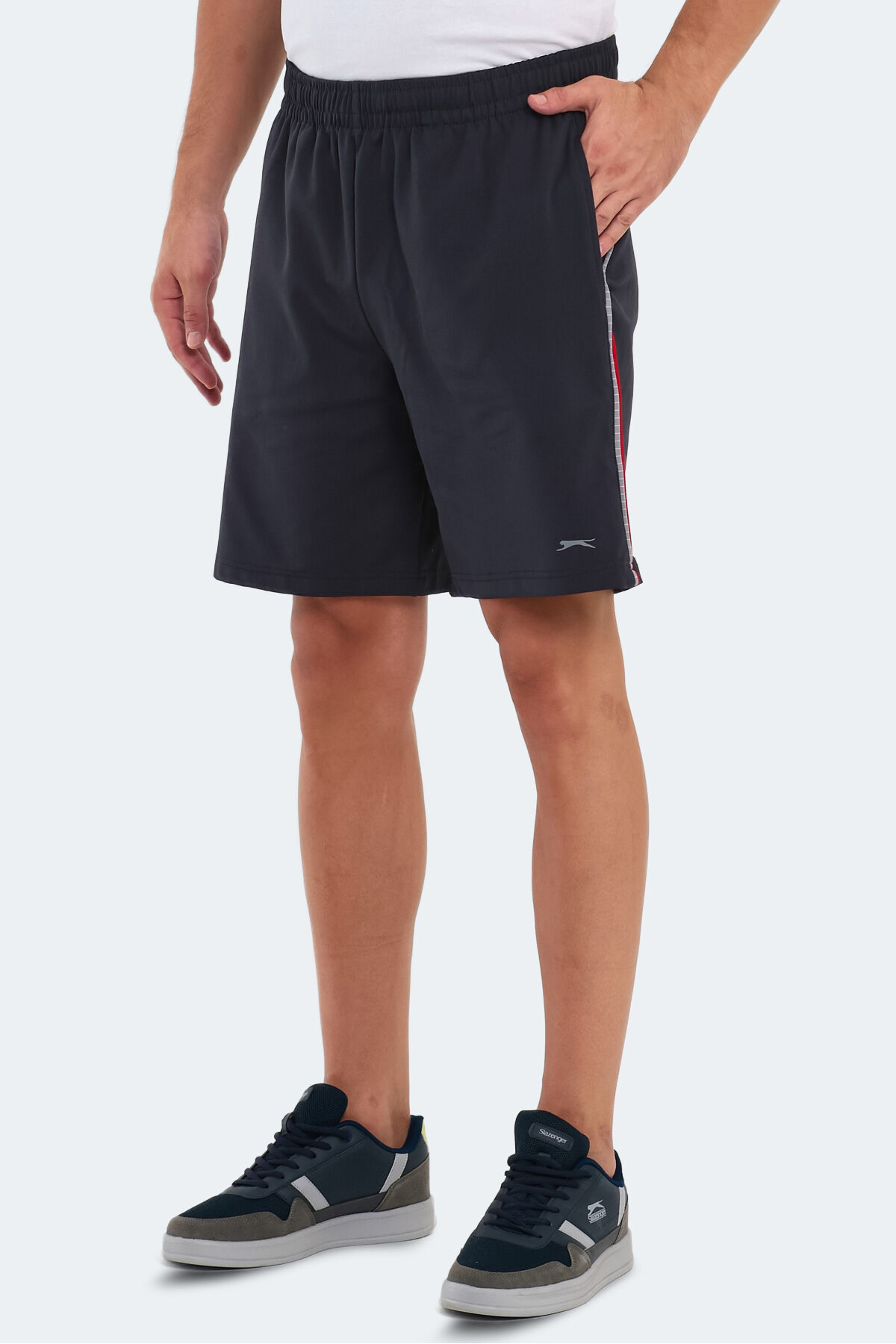 Slazenger REMOTE IN Erkek Cepli Fıtness Koyu Gri Şort