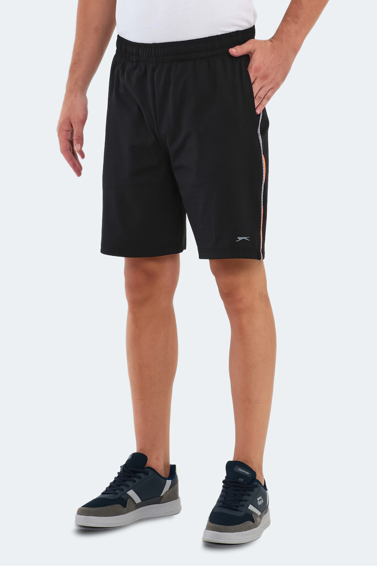 Slazenger REMOTE IN Erkek Cepli Fıtness Siyah Şort