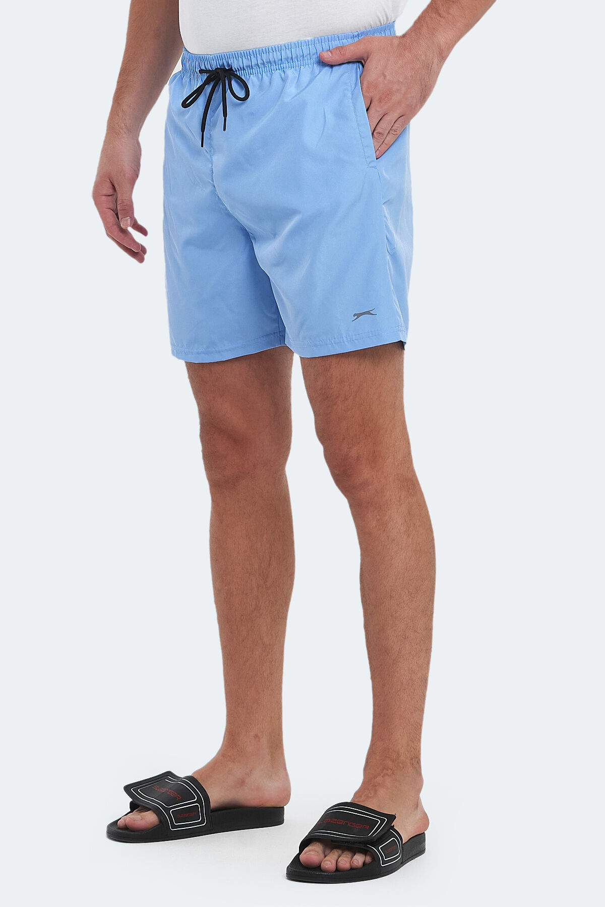 Slazenger RENO Erkek Cepli Deniz Şortu Mavi Mayo