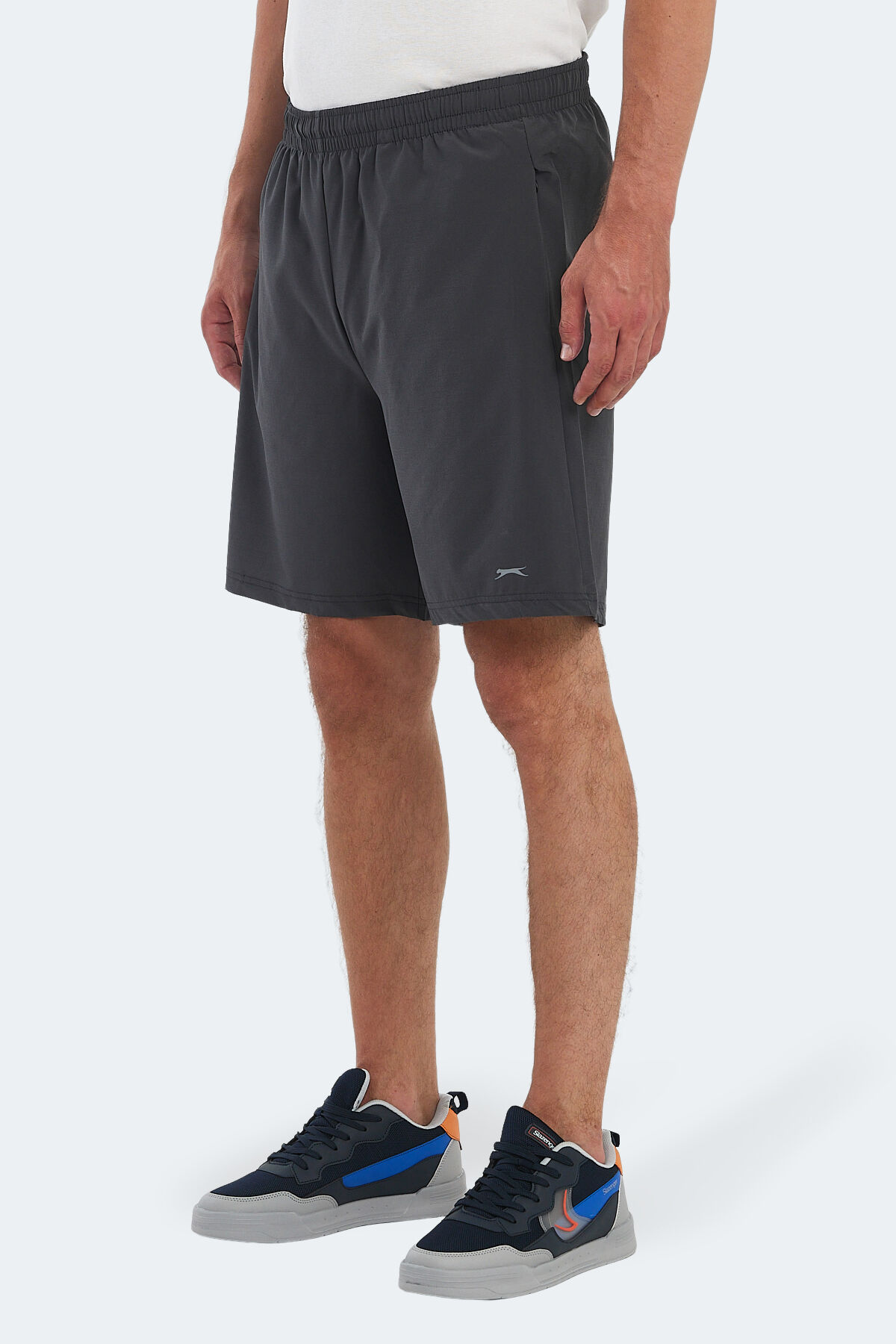 Slazenger REPORT Erkek Cepli Koyu Gri Şort