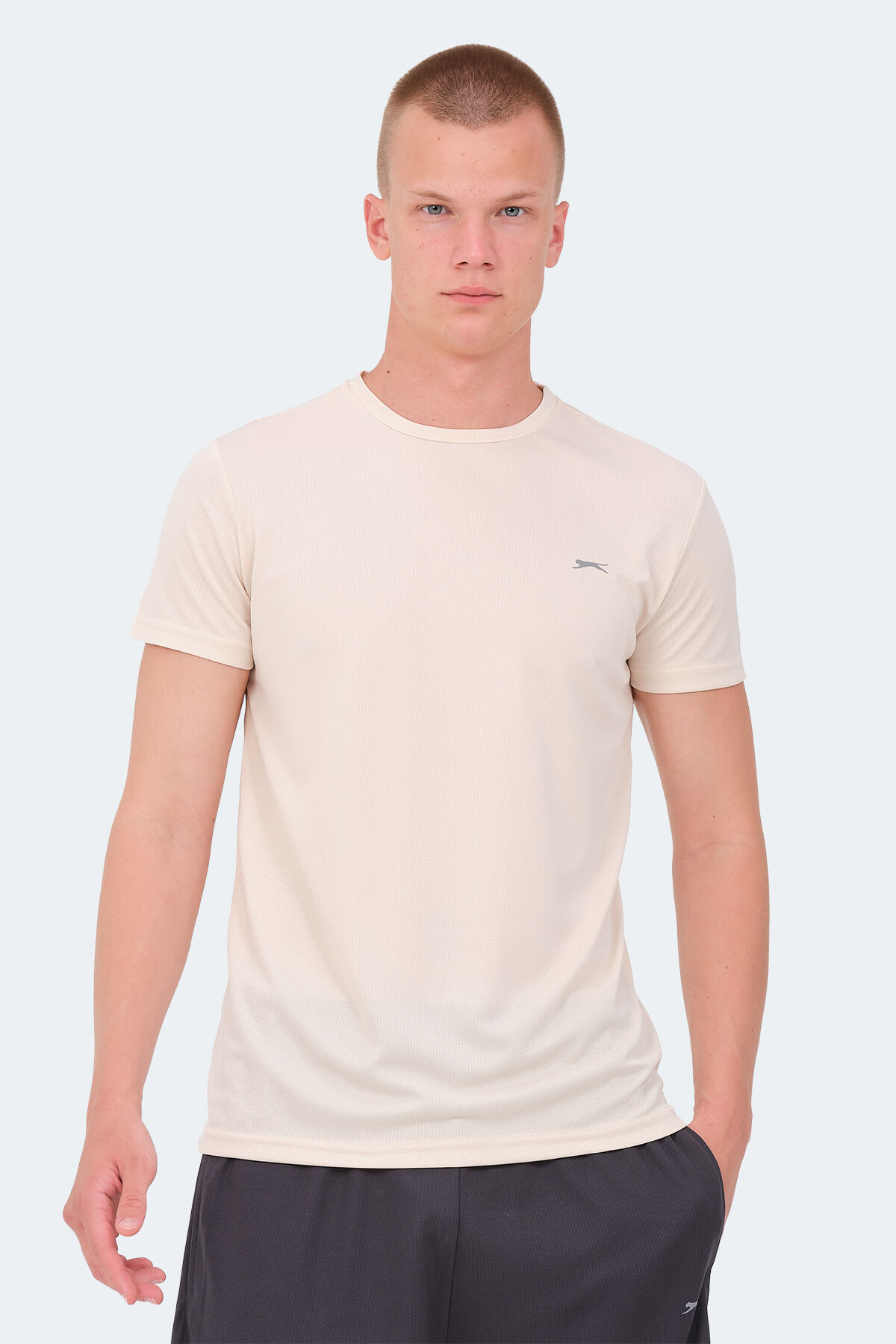 Slazenger REPUBLIC MTR Erkek  Bej Tişört