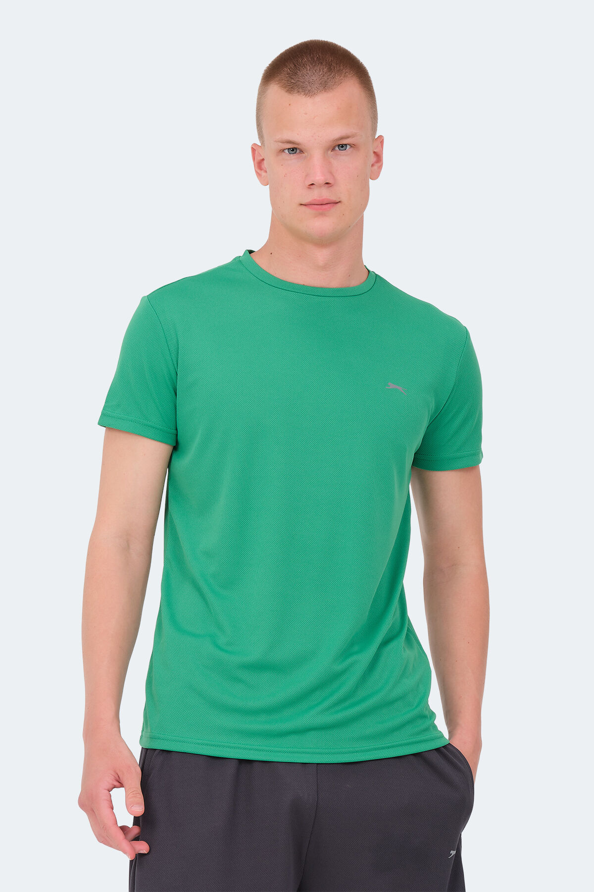 Slazenger REPUBLIC MTR Erkek  Yeşil Tişört