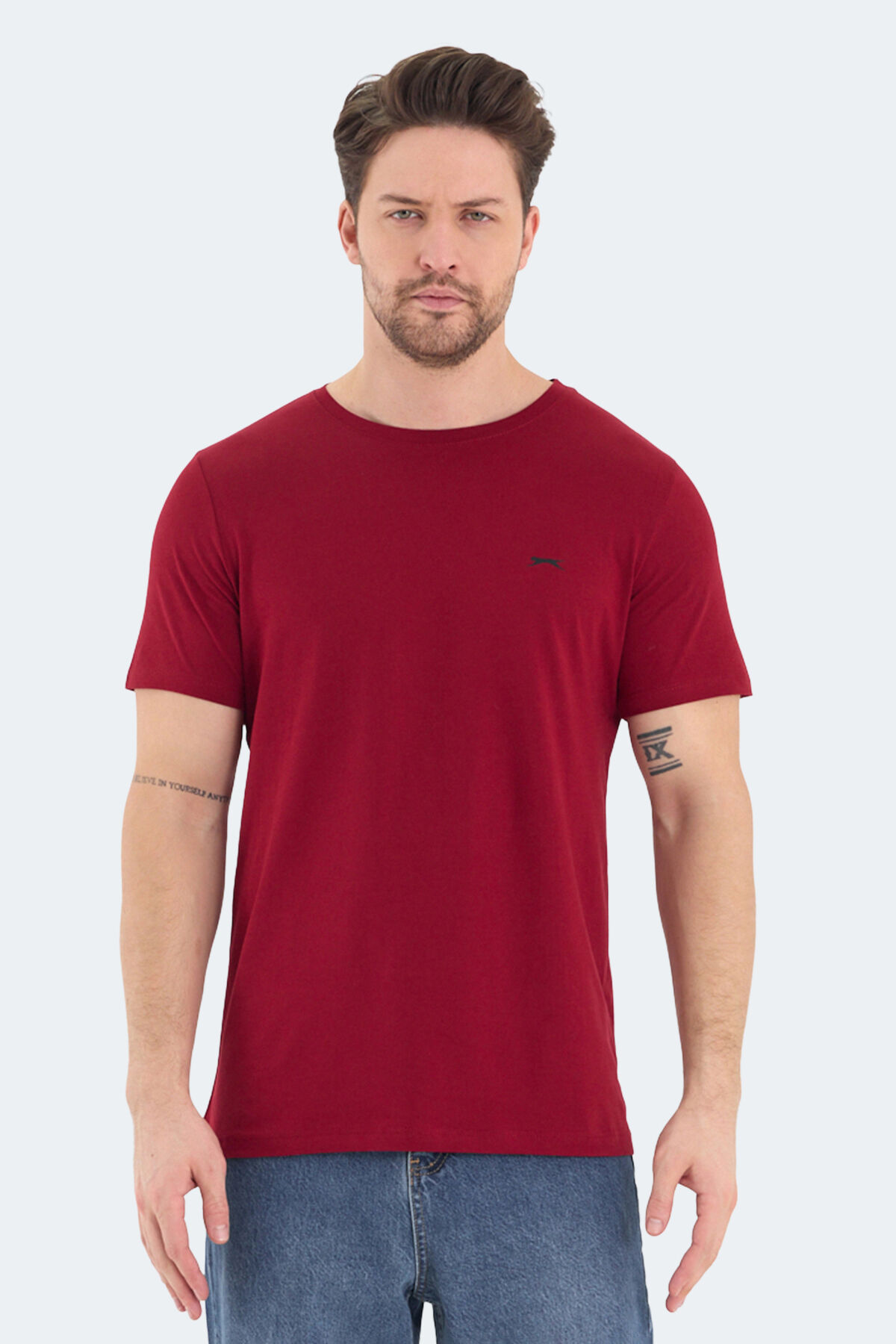 Slazenger ROSALVA Erkek  Bordo Tişört