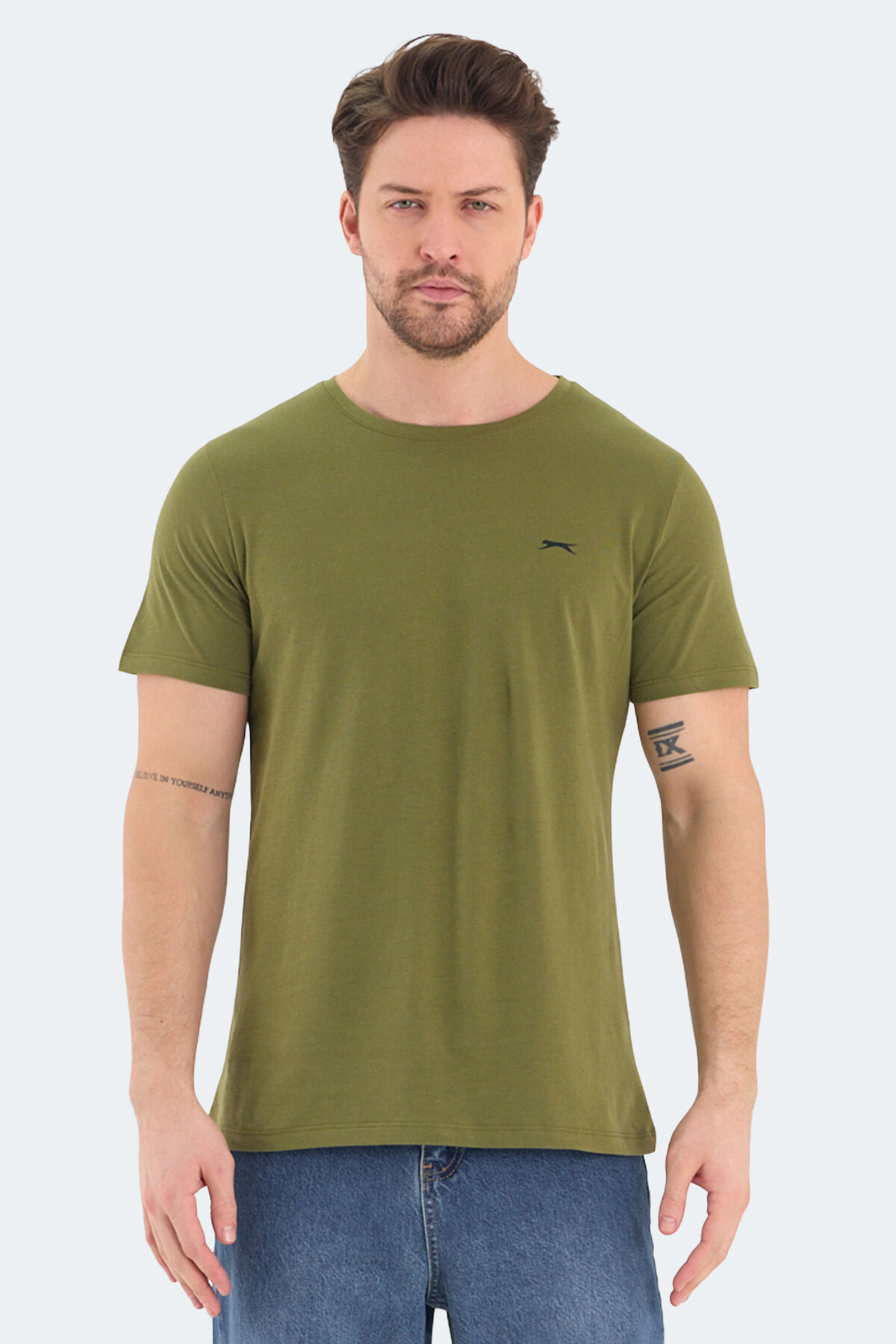 Slazenger ROSALVA Erkek  Haki Tişört