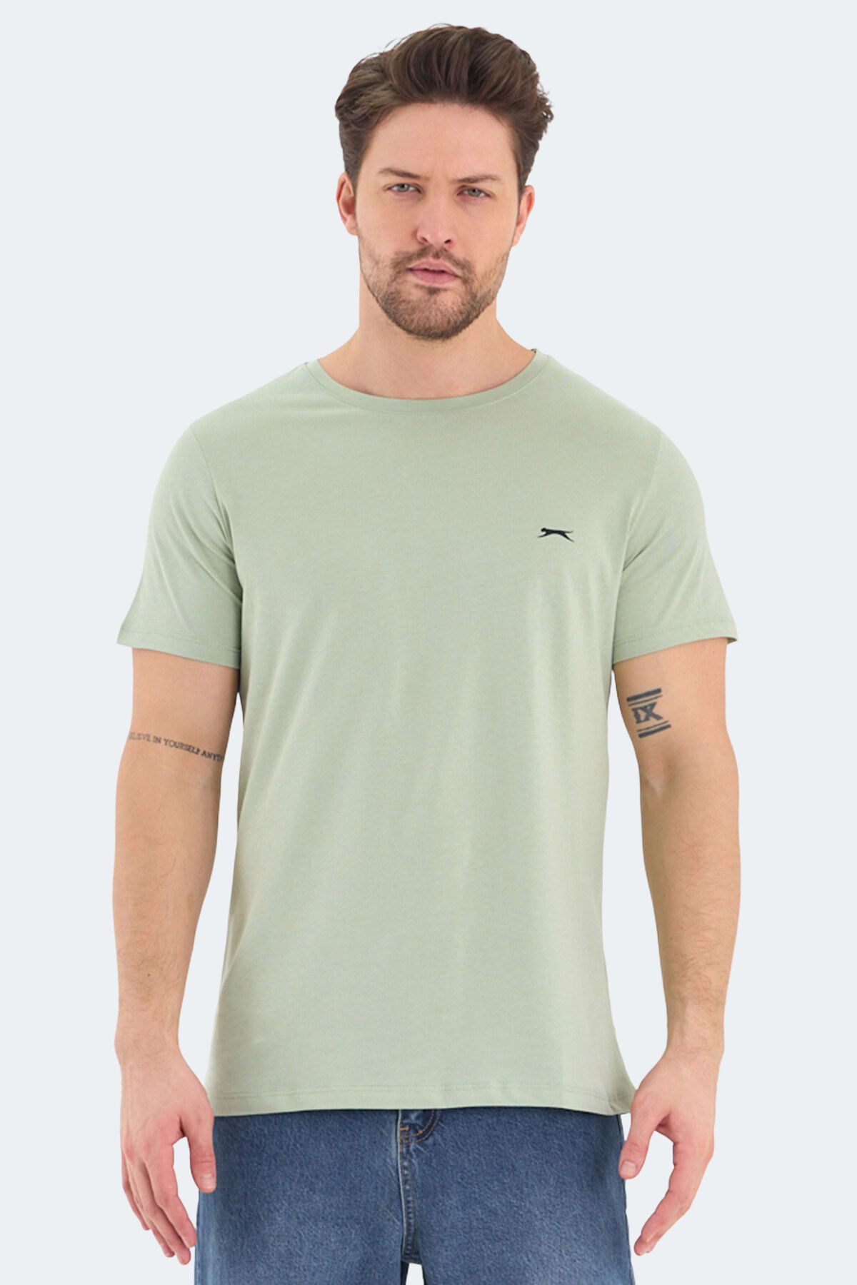 Slazenger ROSALVA Erkek  Su Yeşili Tişört